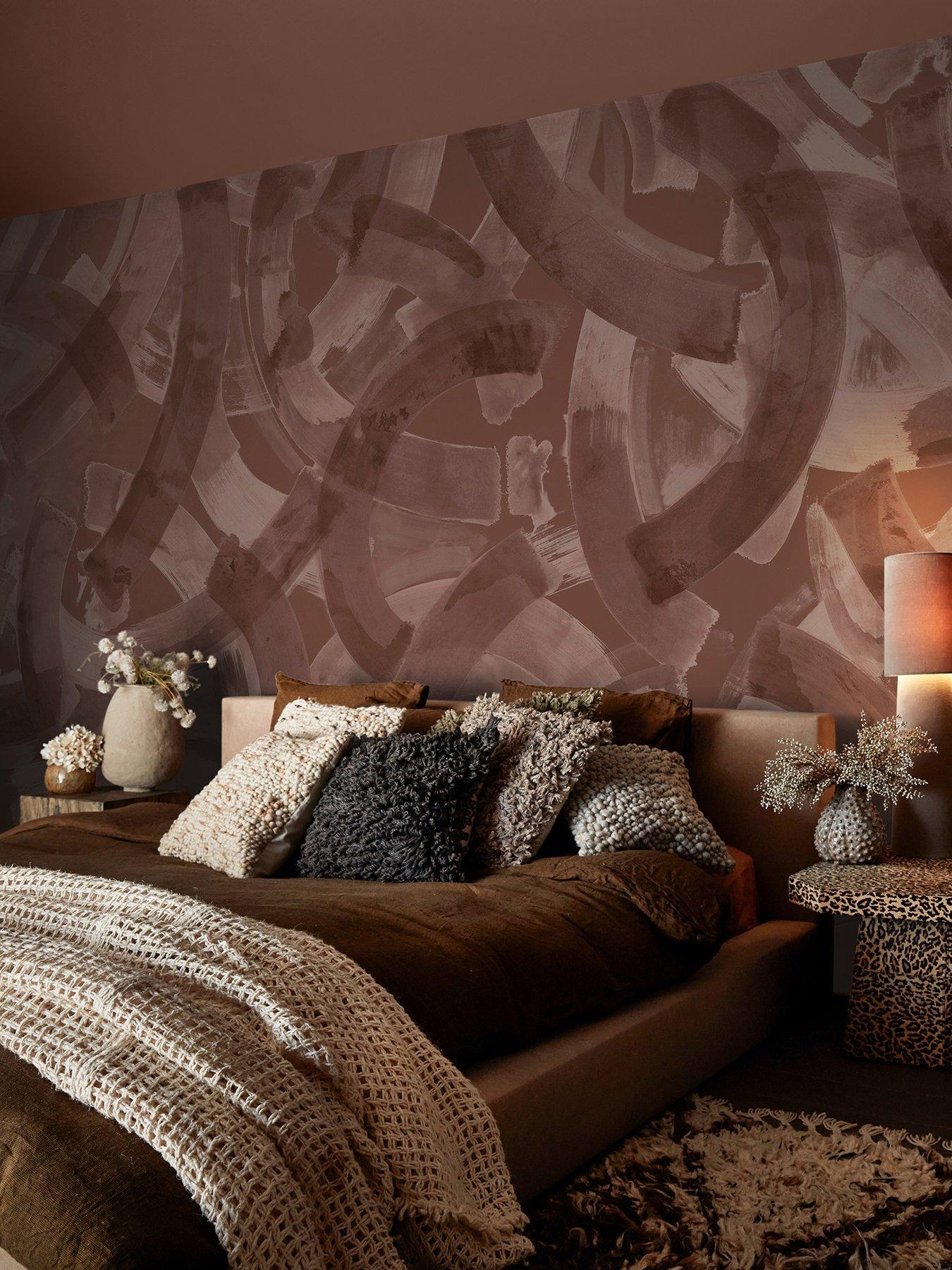Image 1 of 3 of Abigail Ahern Nomad Terracotta Fixed Size Mural
