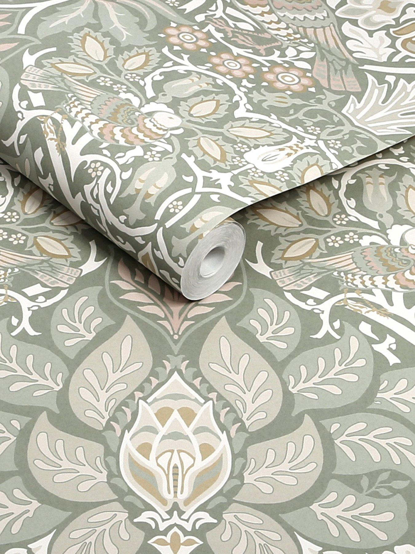 Image 3 of 3 of William Morris at Home William Morris Dove & Rose Spring Garden - Wallpaper