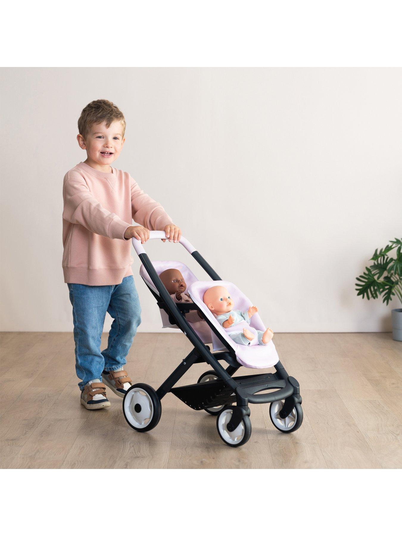 Image 2 of 7 of Smoby Maxi-Cosi Doll Twin Doll&nbsp;Pushchair - Blush Pink