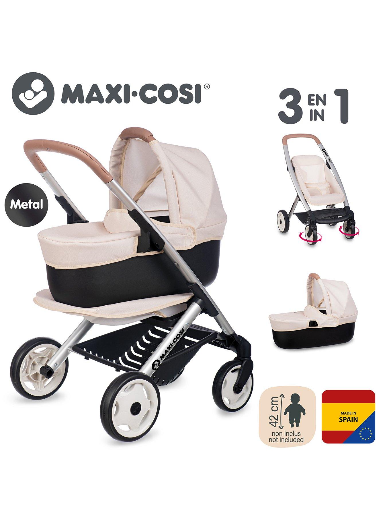 Image 2 of 7 of Smoby Maxi-Cosi Doll Pushchair + Pram Beige (3 in 1)