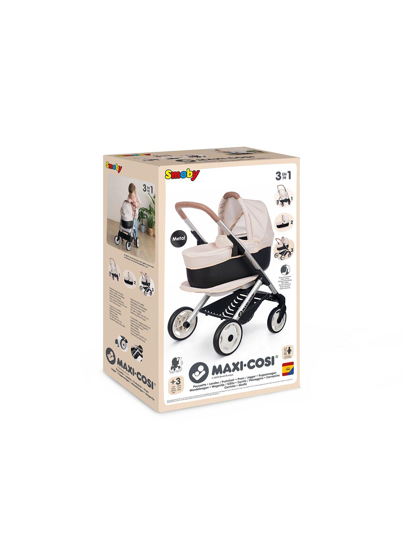 Image 7 of 7 of Smoby Maxi-Cosi Doll Pushchair + Pram Beige (3 in 1)