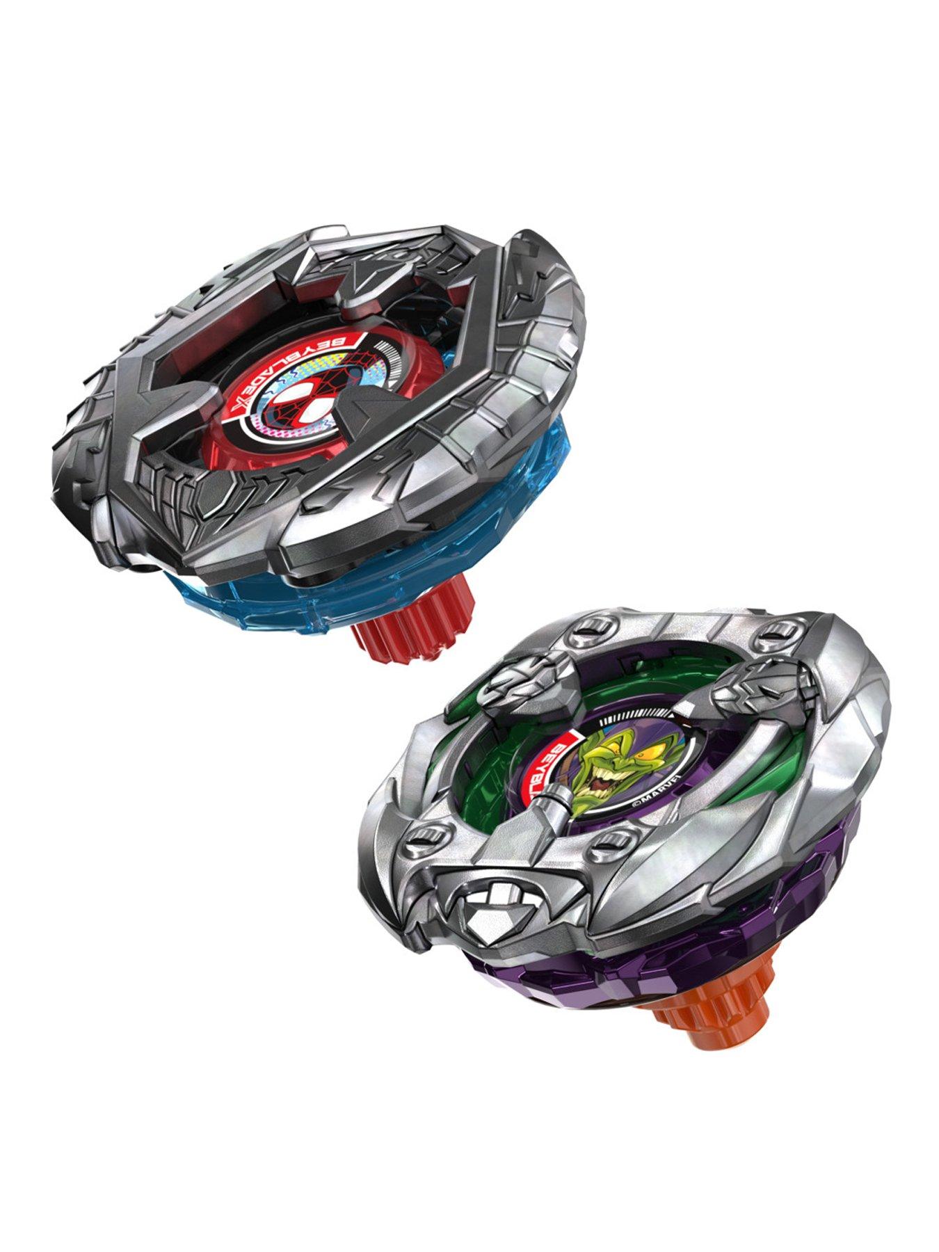 beyblades-beyblade-x-and-marvel-collab-miles-morales-1-60gn-vs-green-goblin-9-80htoutfit