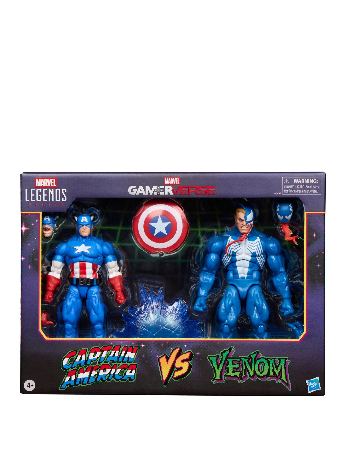 Marvel Gamerverse: Legends Fall ANV 2-Pack (Captain America vs. Venom)