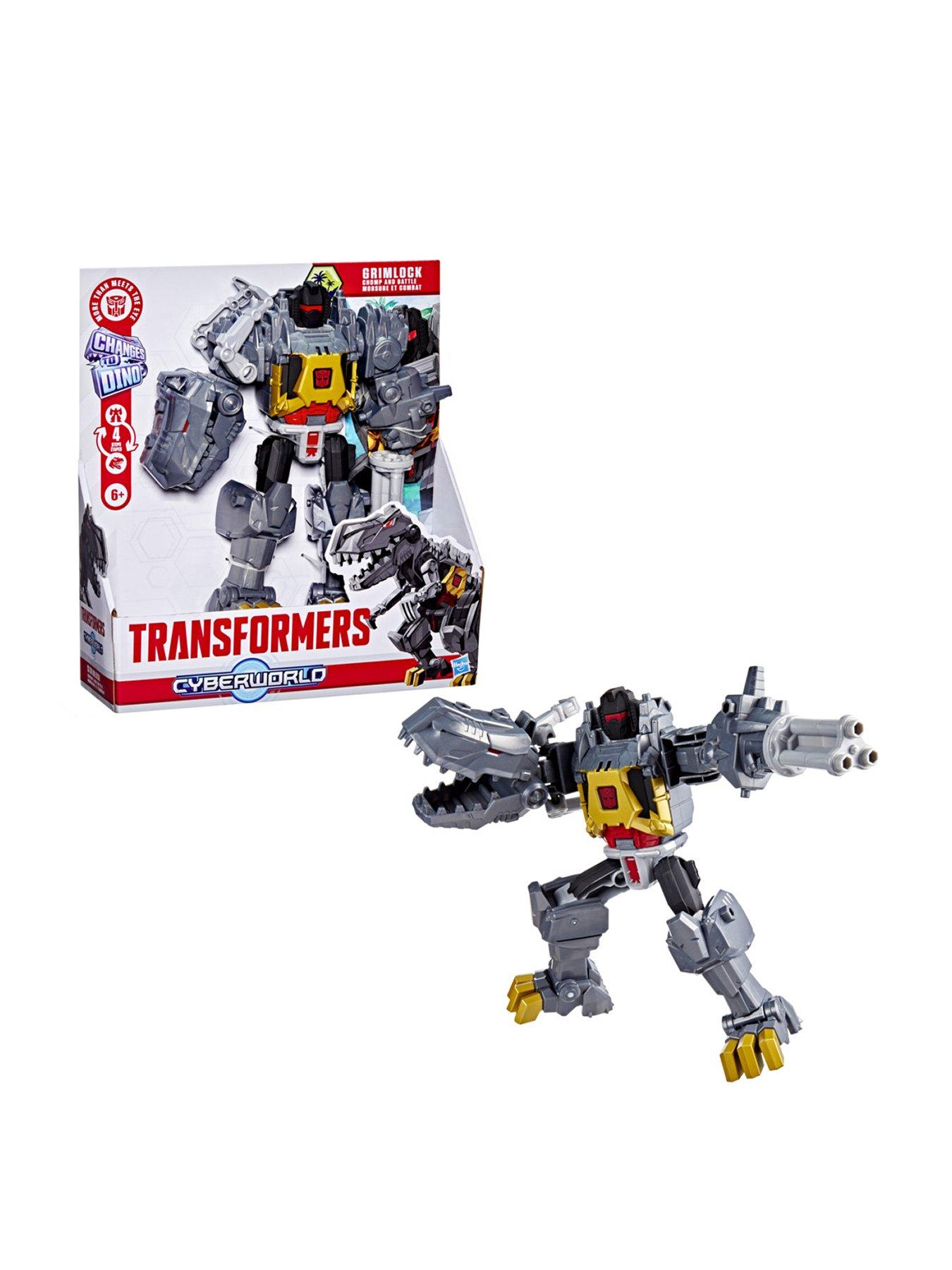 Image 1 of 7 of Transformers Tra Cyberworld Chomp &amp; Battle Grimlock