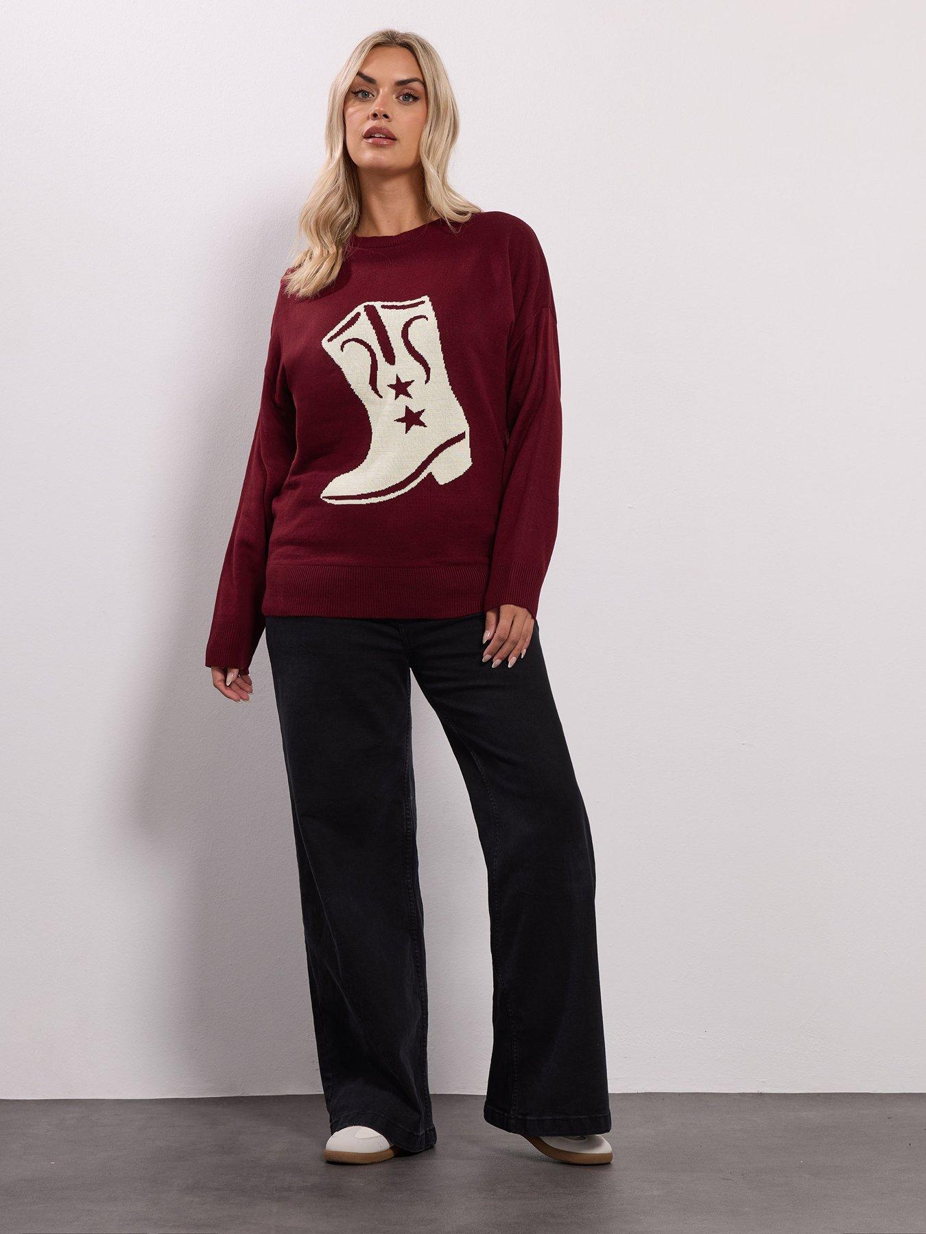 yours-curve-western-boot-jumper-blackback