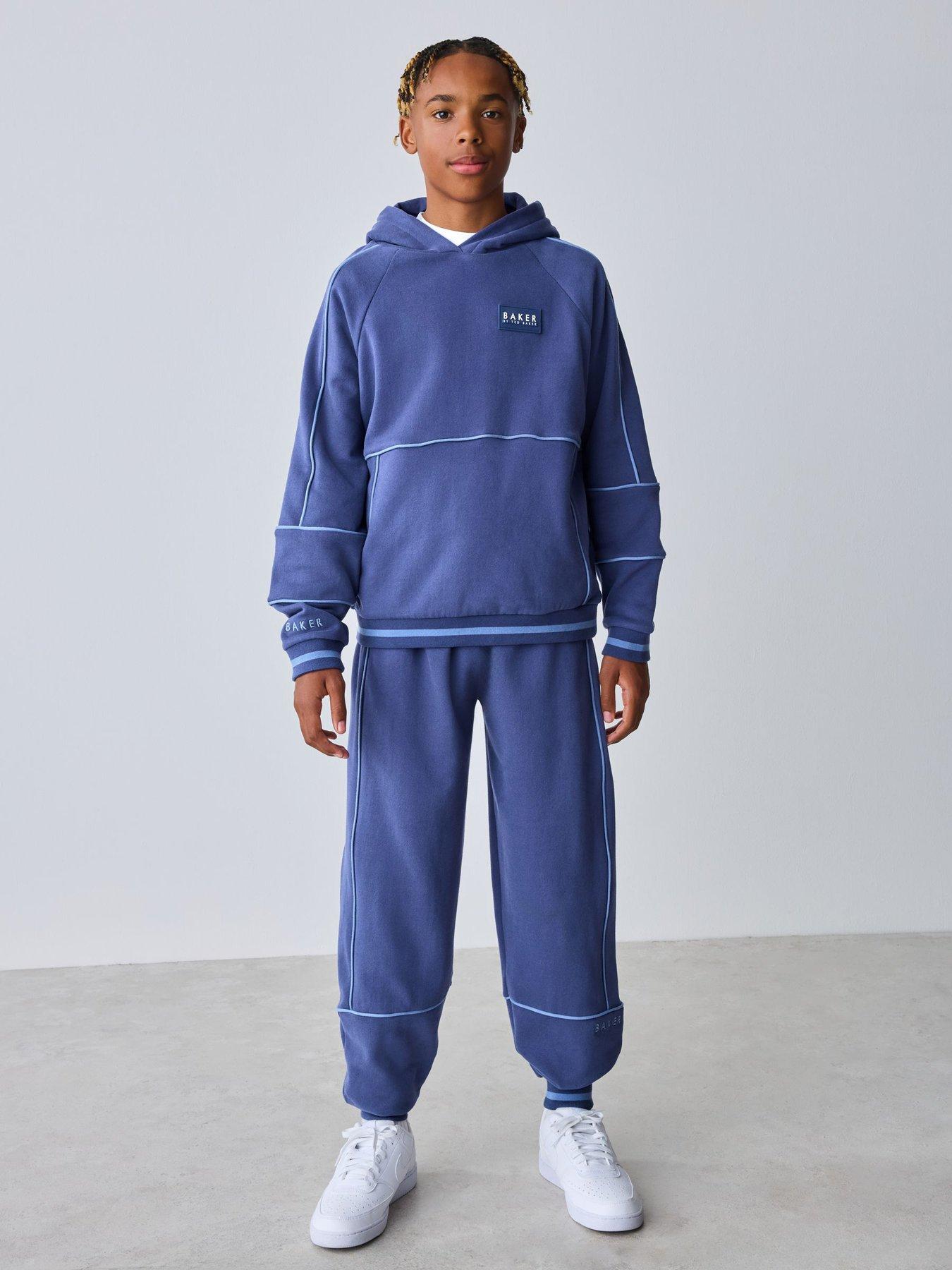 Ted Baker Younger Boys Hoodie And Jogger Set - Blue