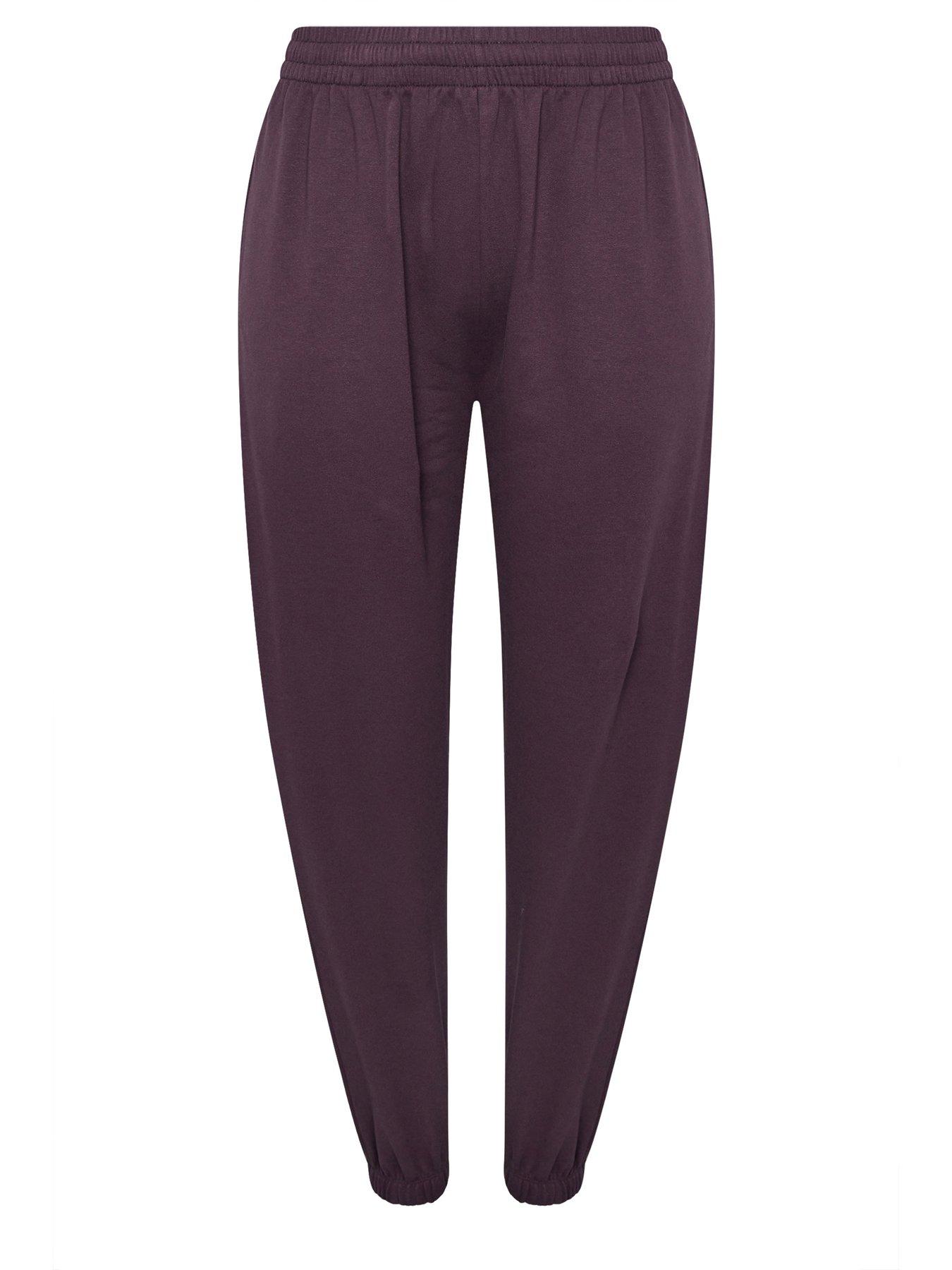 yours-curve-cuffed-leg-jogger-purpledetail