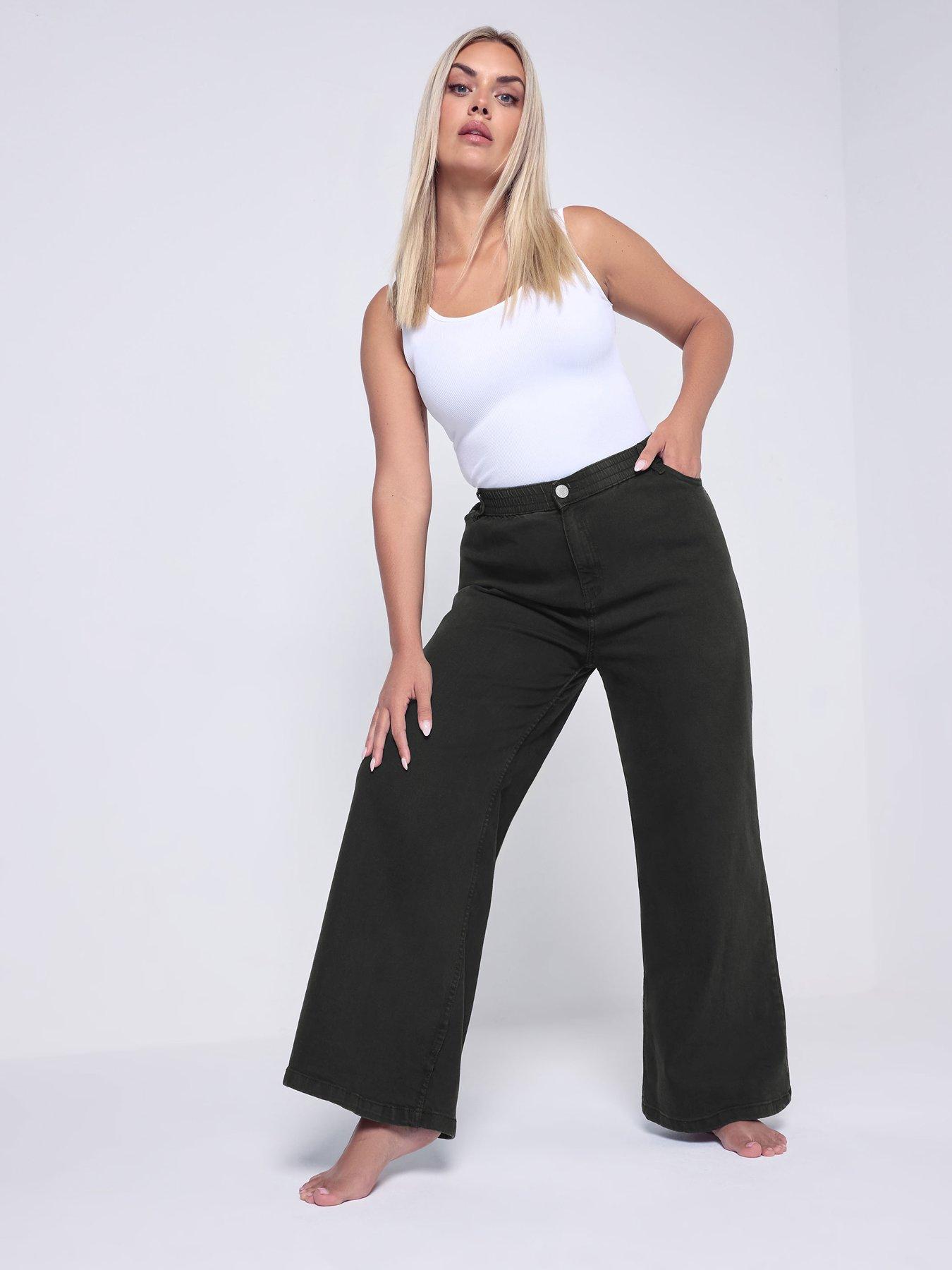 yours-curve-wide-leg-puddle-jean-black