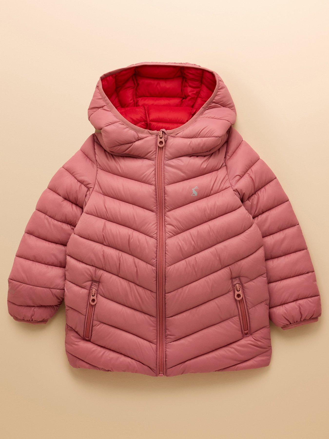 Joules Girls Cairn Padded Coat - Pink