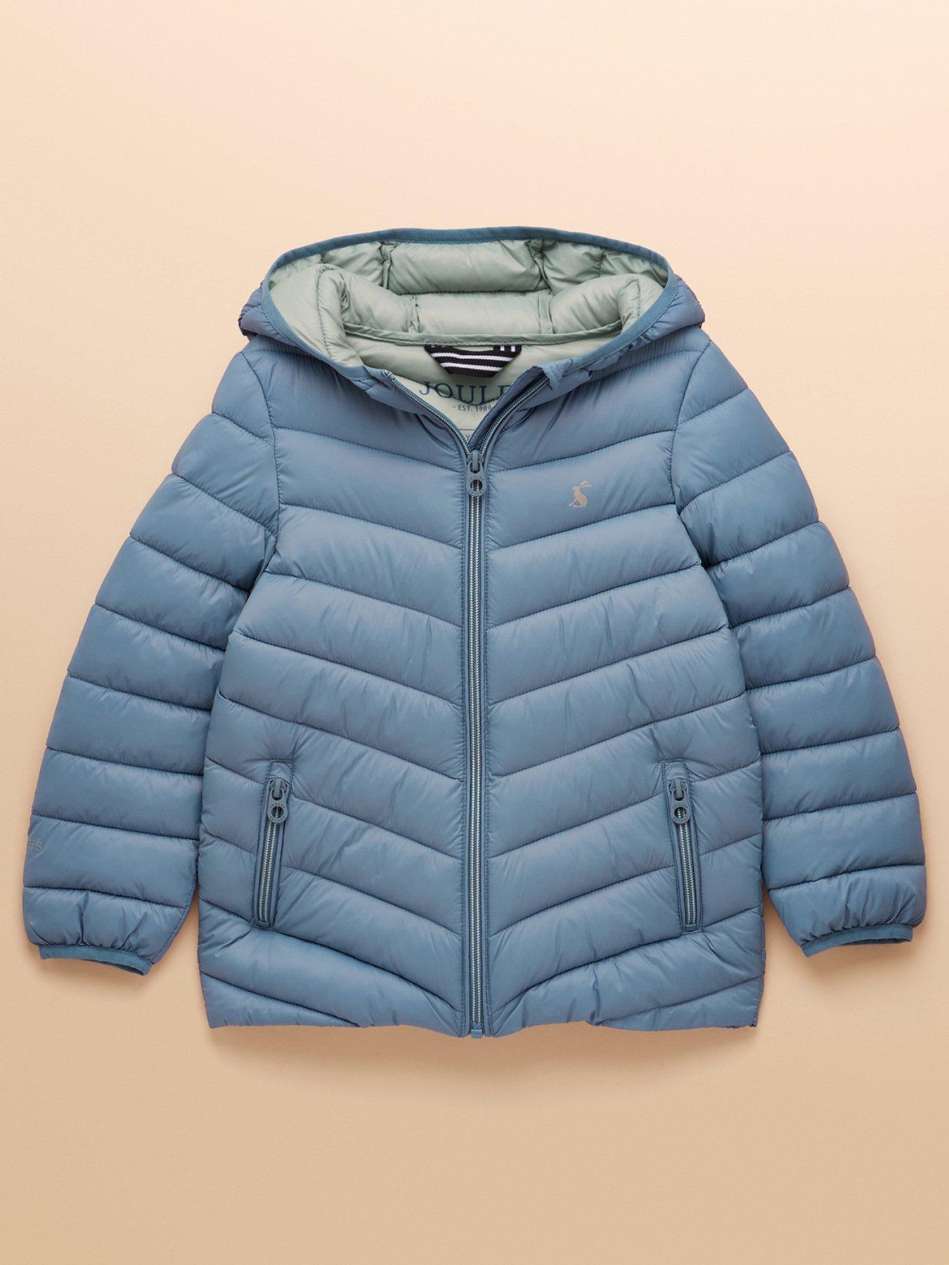 Joules Girls Cairn Padded Coat - Blue