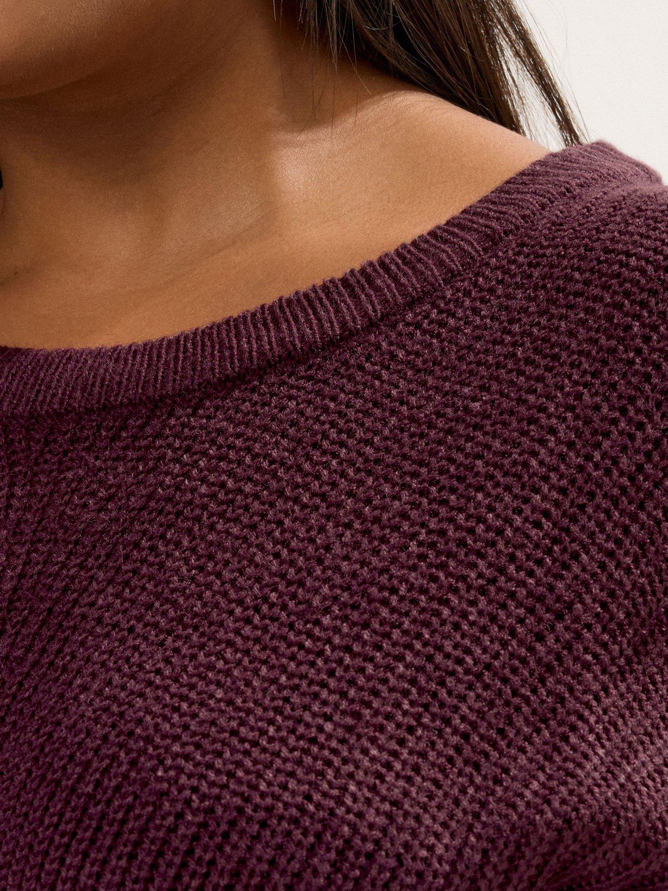 yours-curve-essential-jumper-purpleoutfit