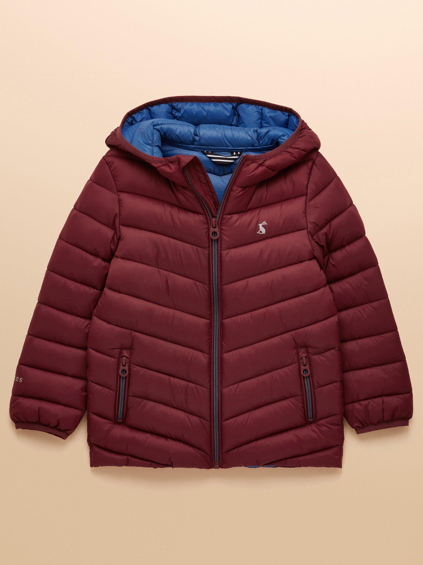 Joules Boys Cairn Padded Coat - Port Red