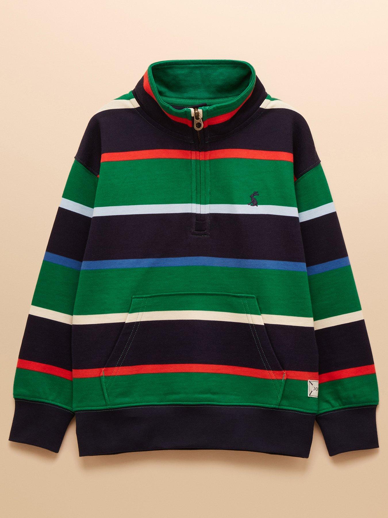 Joules Boys Alfie Stripe Sweat - Multi