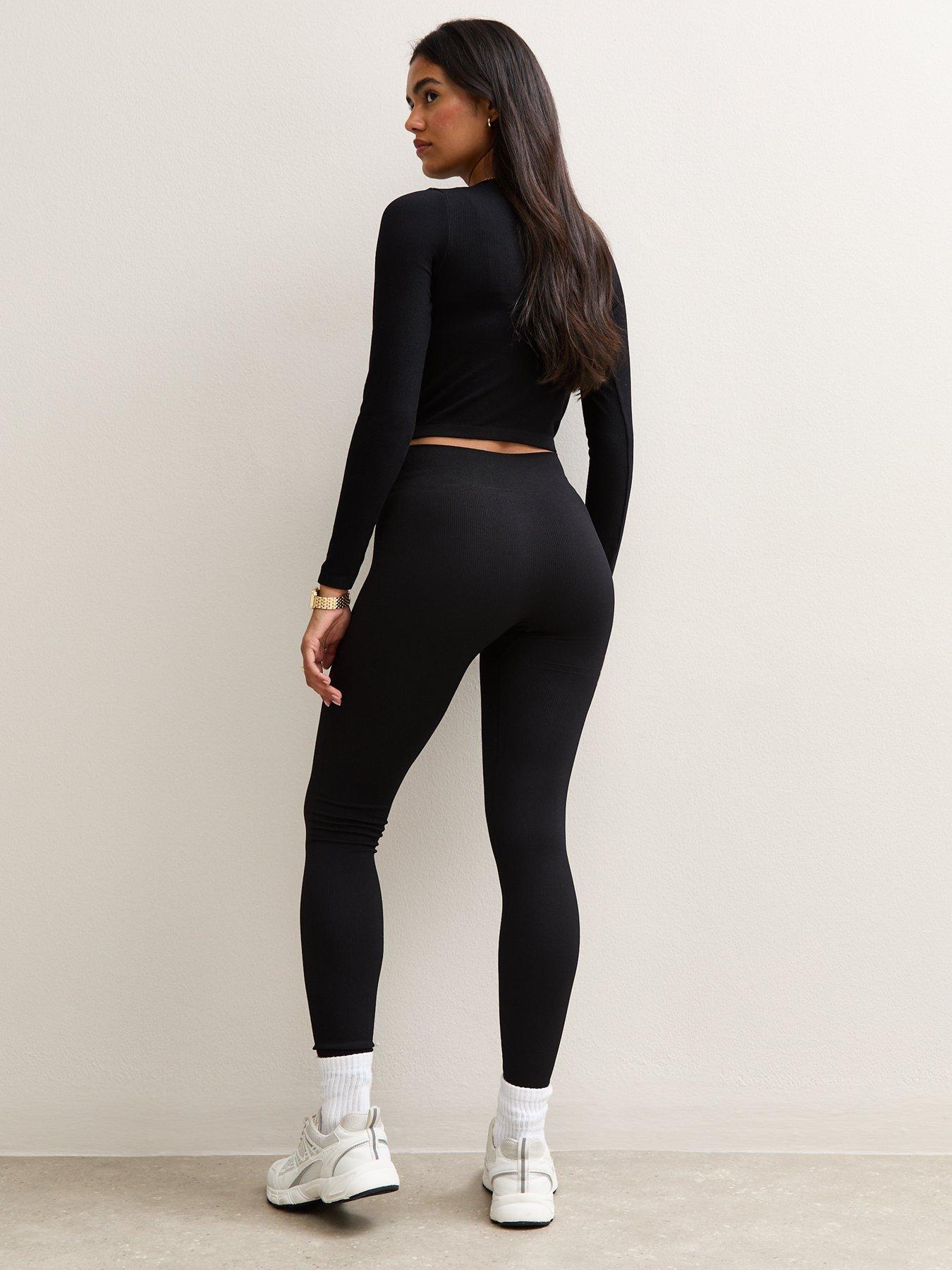 new-look-black-seamless-ribbed-jersey-leggingsstillFront