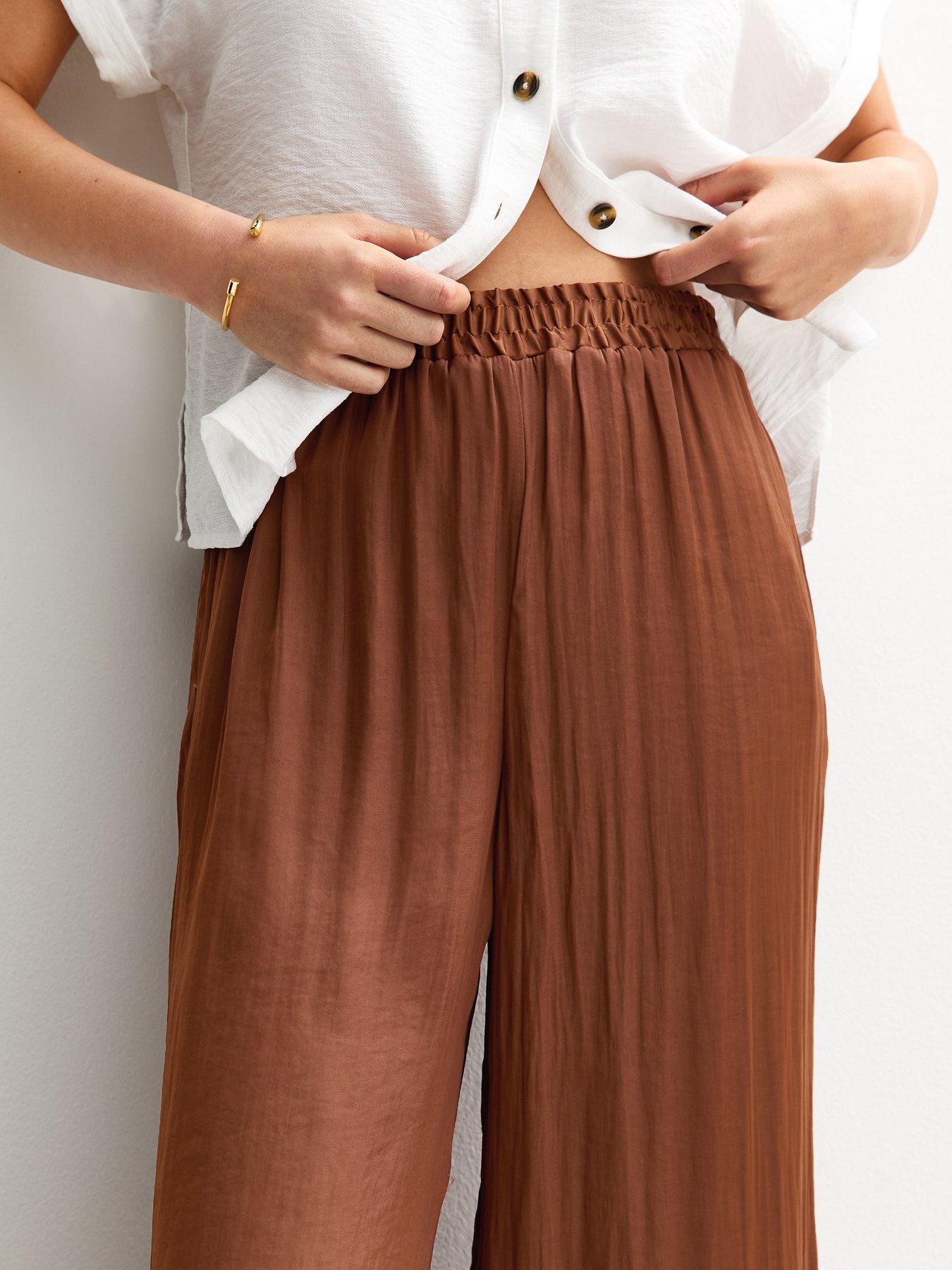 new-look-brown-satin-palazzo-trousersoutfit