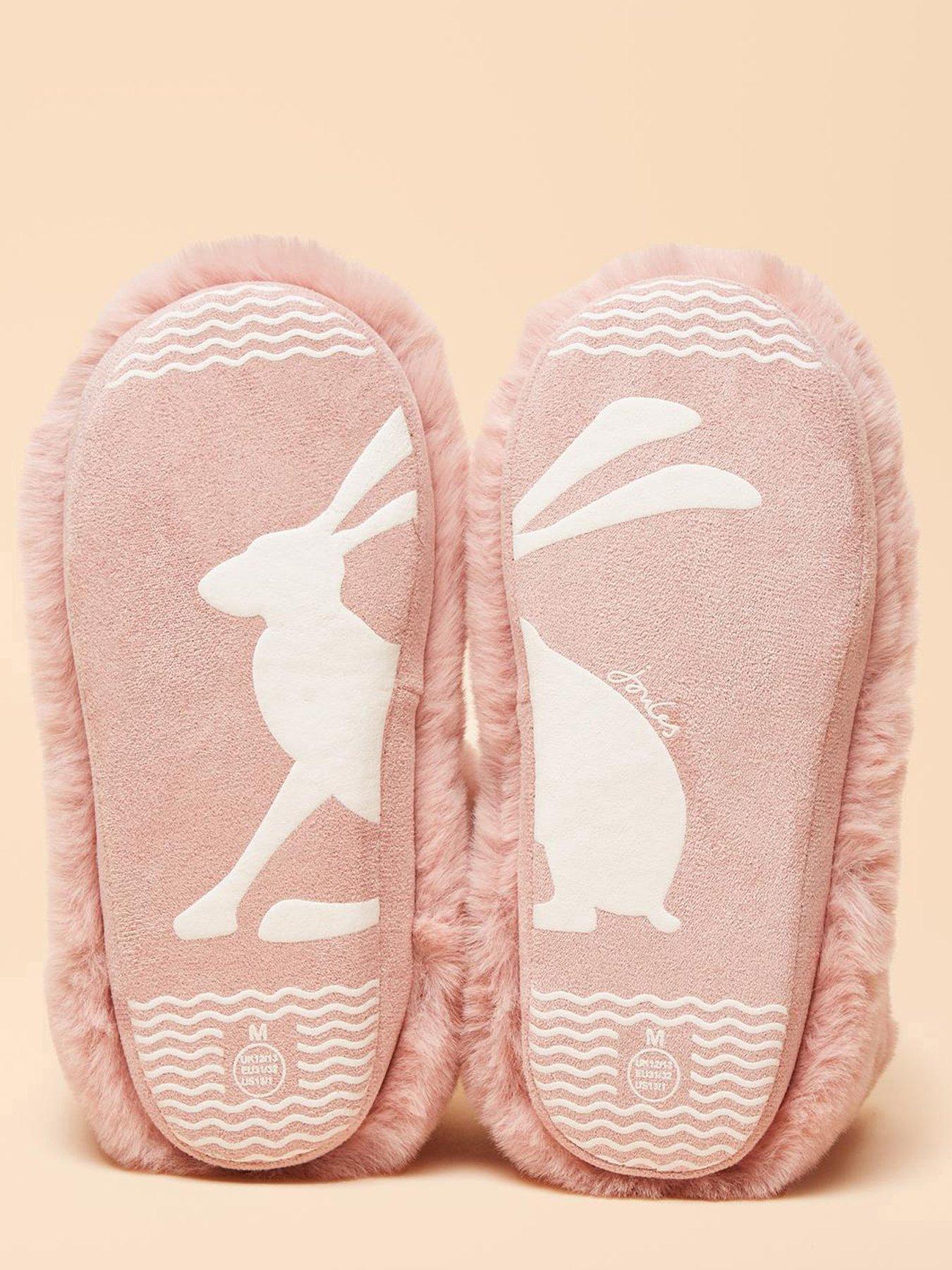 joules-girls-slipper-boots-pinkdetail