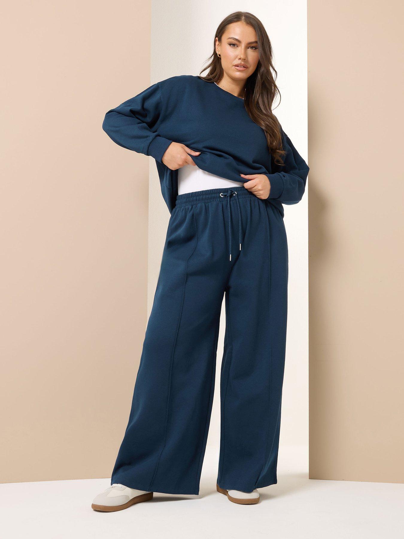 yours-curve-wide-leg-jogger-blueback