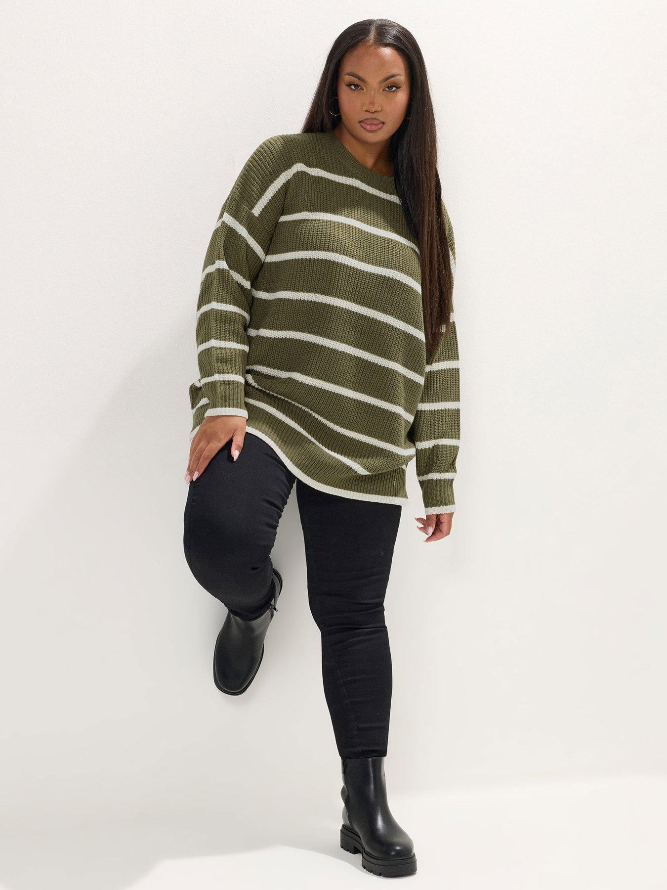 yours-curve-drop-shoulder-jumper-greenback