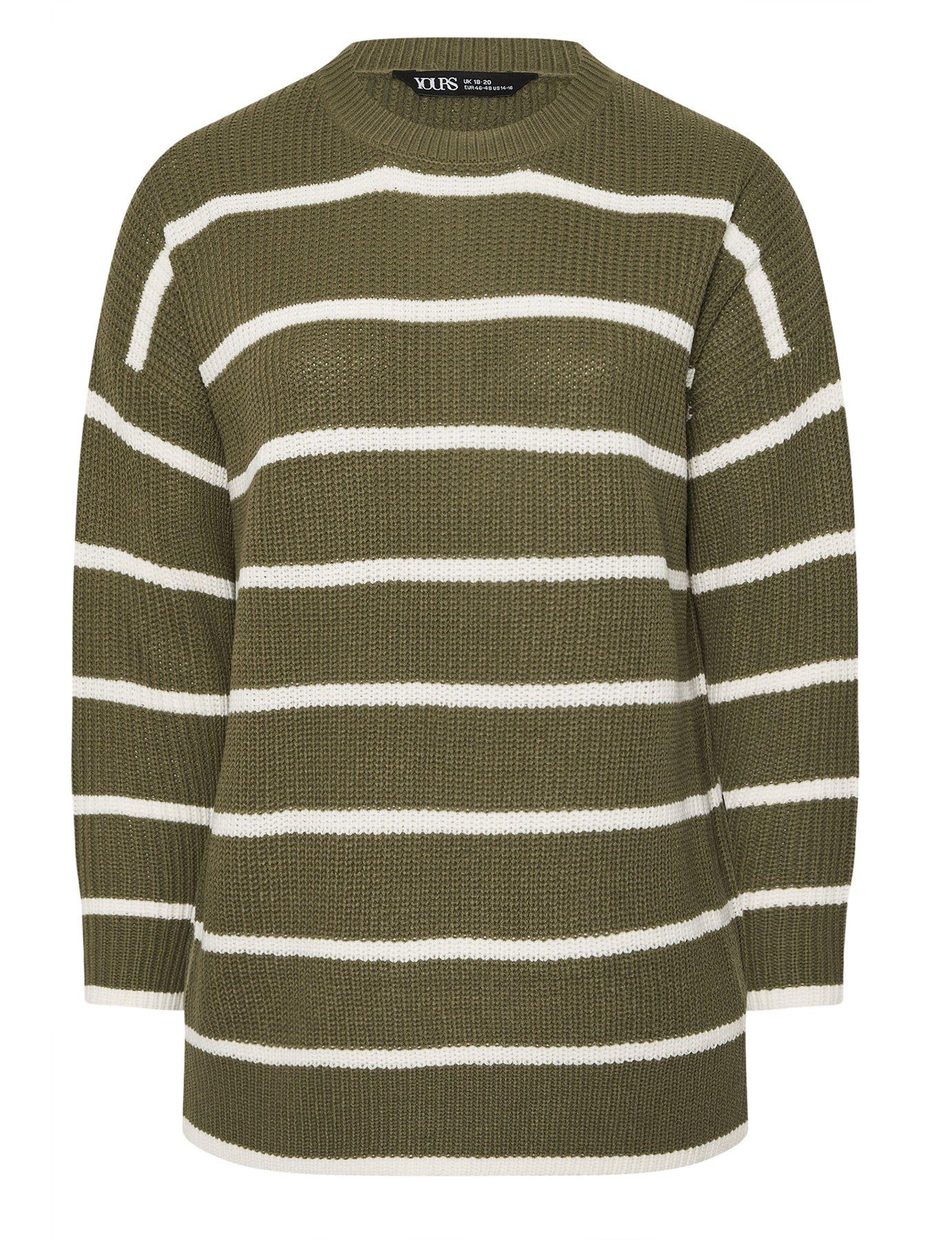 yours-curve-drop-shoulder-jumper-greendetail