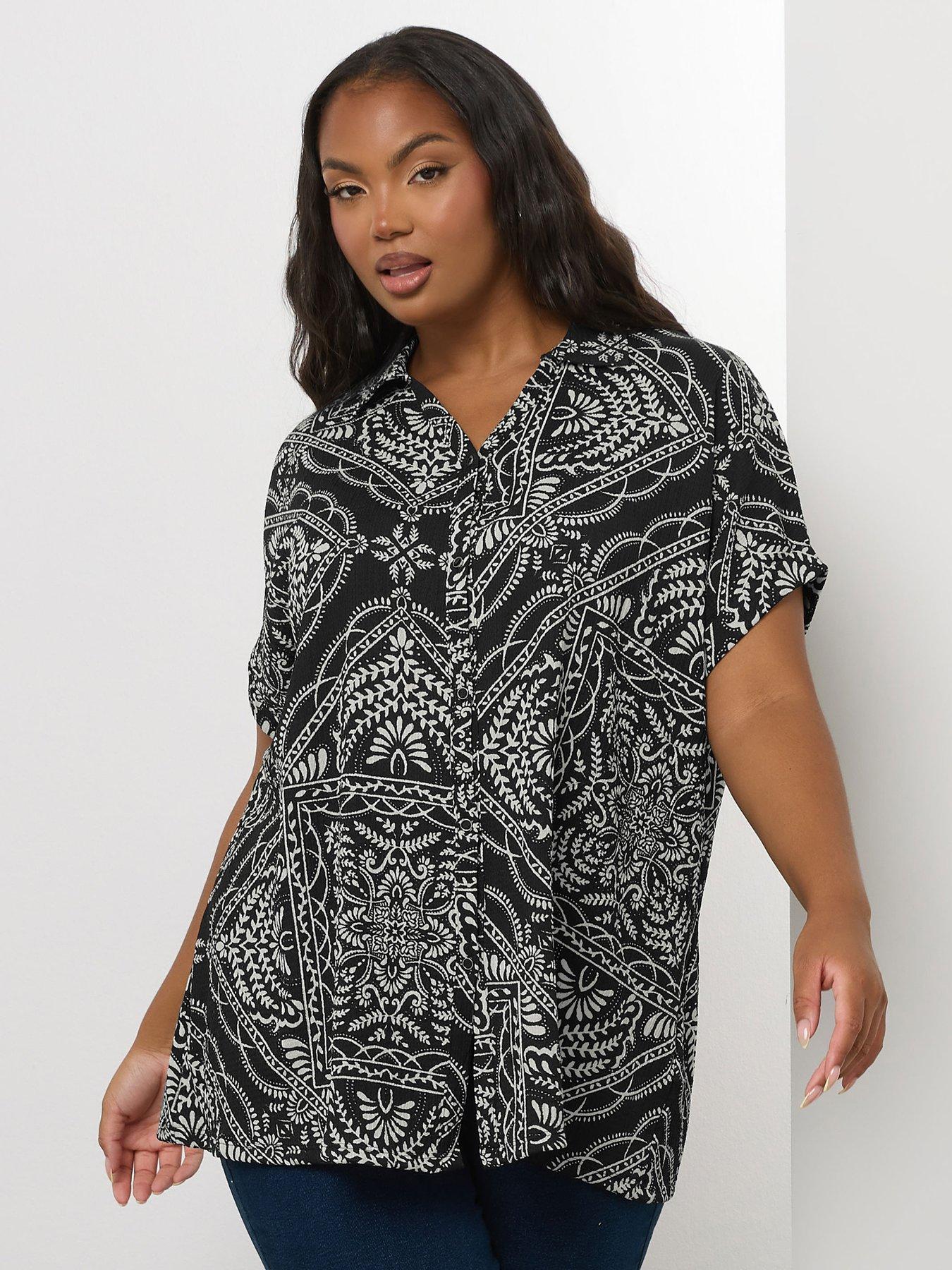 yours-curve-grown-on-boxy-shirt-black