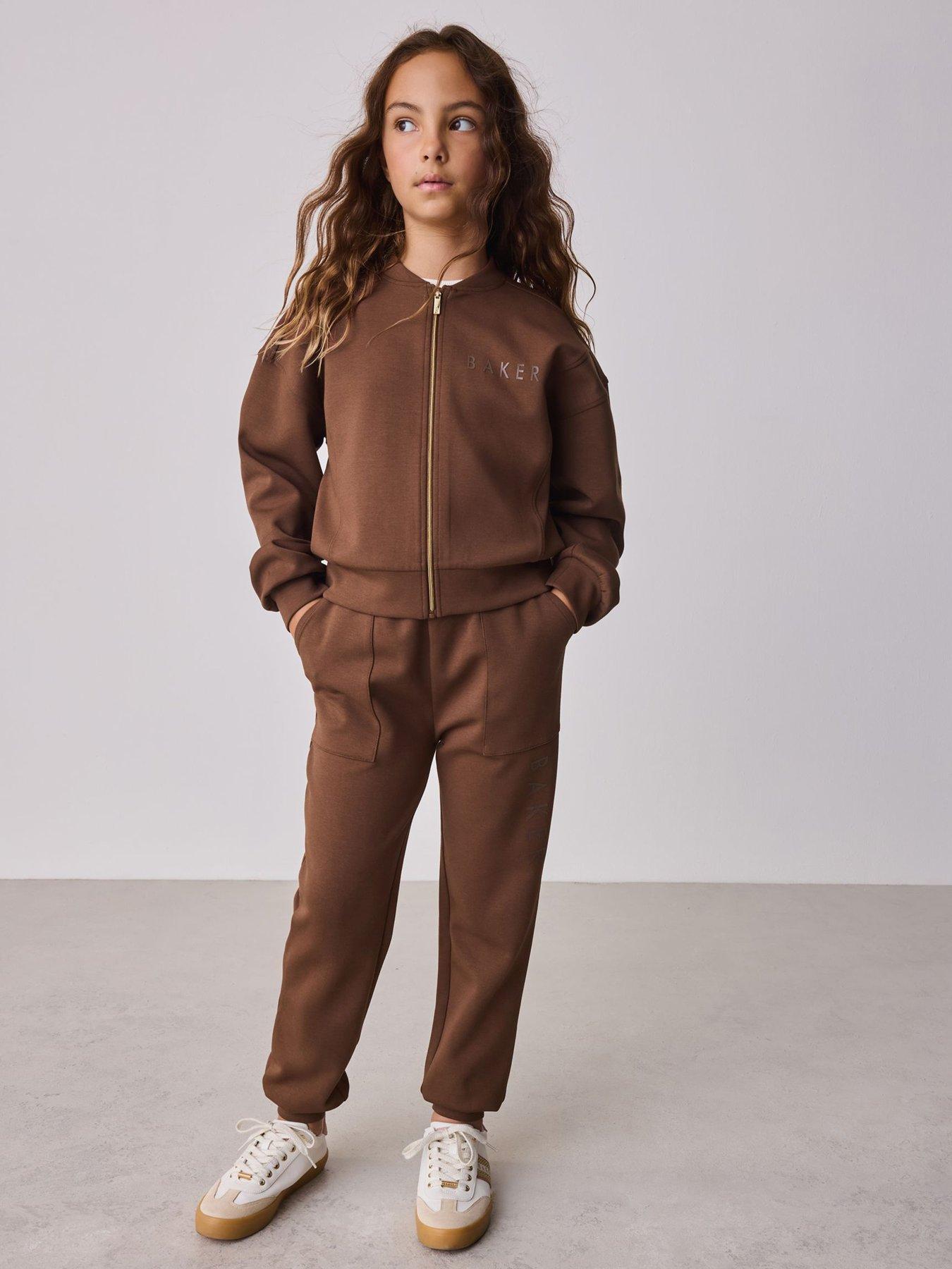 Ted Baker Older Girls Sweat Top And Legging Set - Pink