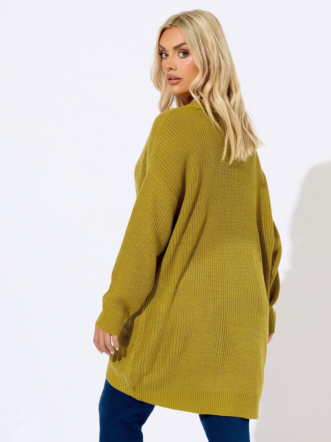 yours-curve-essential-jumper-greenstillFront