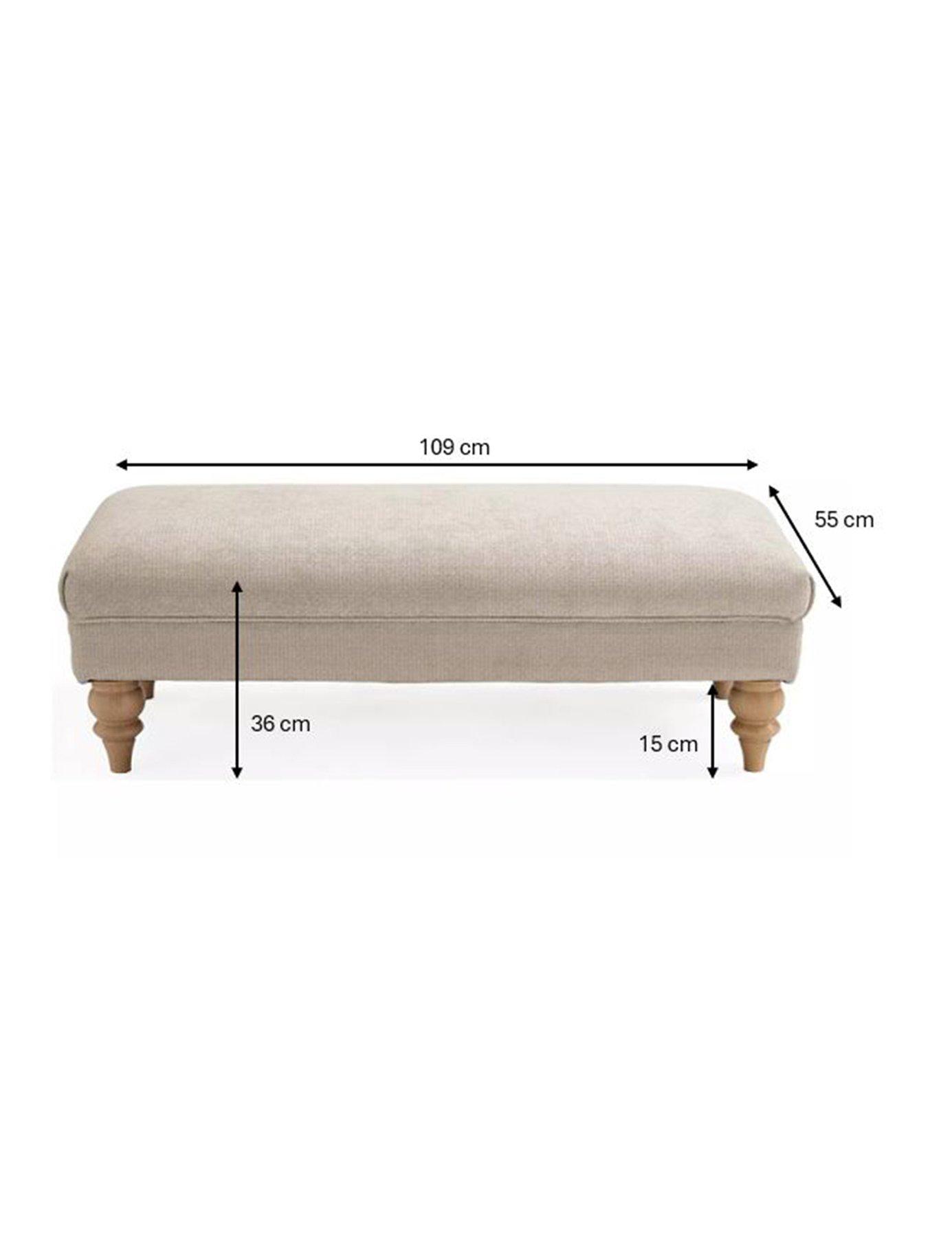 Image 6 of 6 of The Very Collection Hepburn Footstool