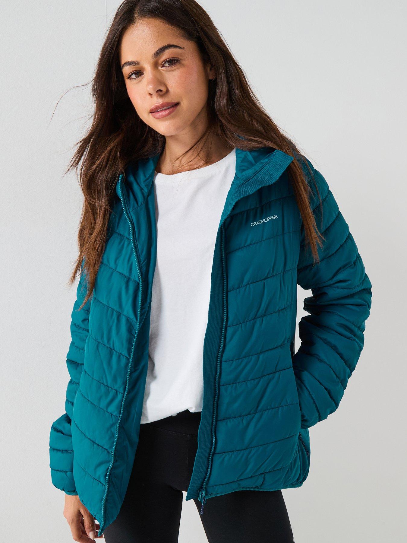 Craghoppers Womens Compresslite Hooded Insulated Jacket - Blue