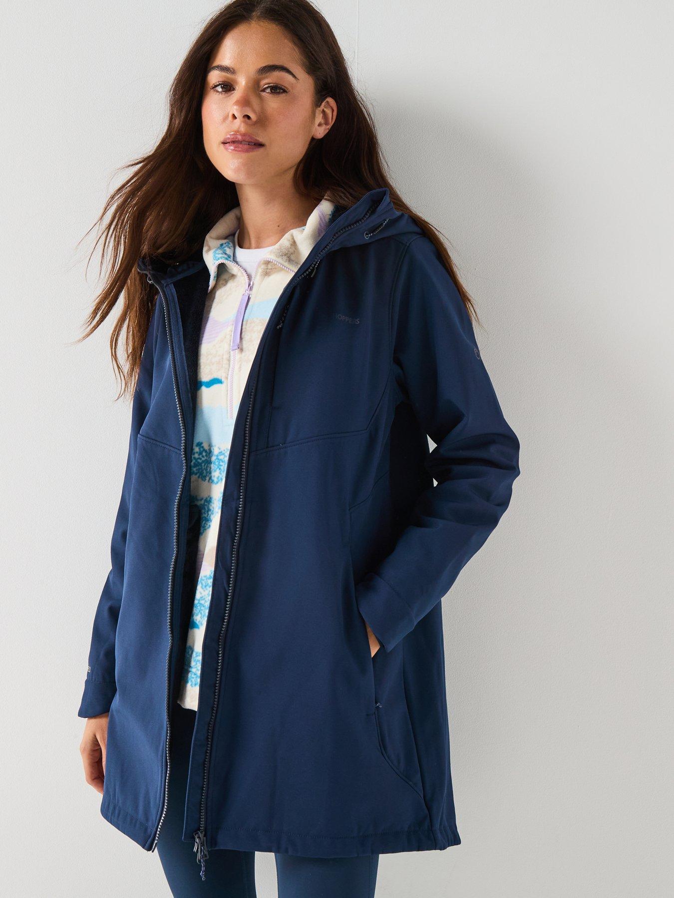 Craghoppers Womens Hopegill Hooded Softshell Jacket - Navy