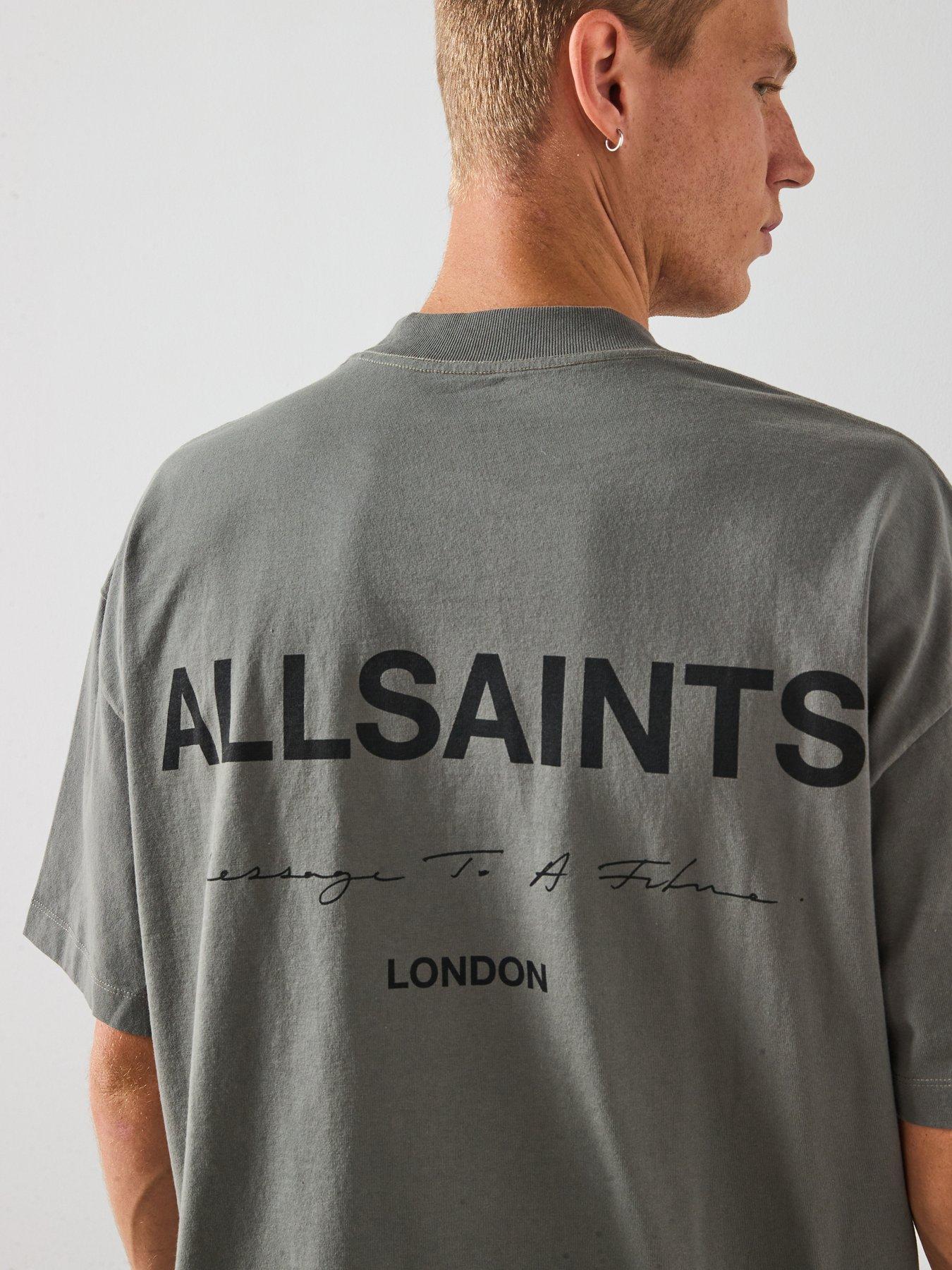 Image 5 of 6 of AllSaints All Saints Future Short Sleeve Crew Neck T-Shirt - Khaki