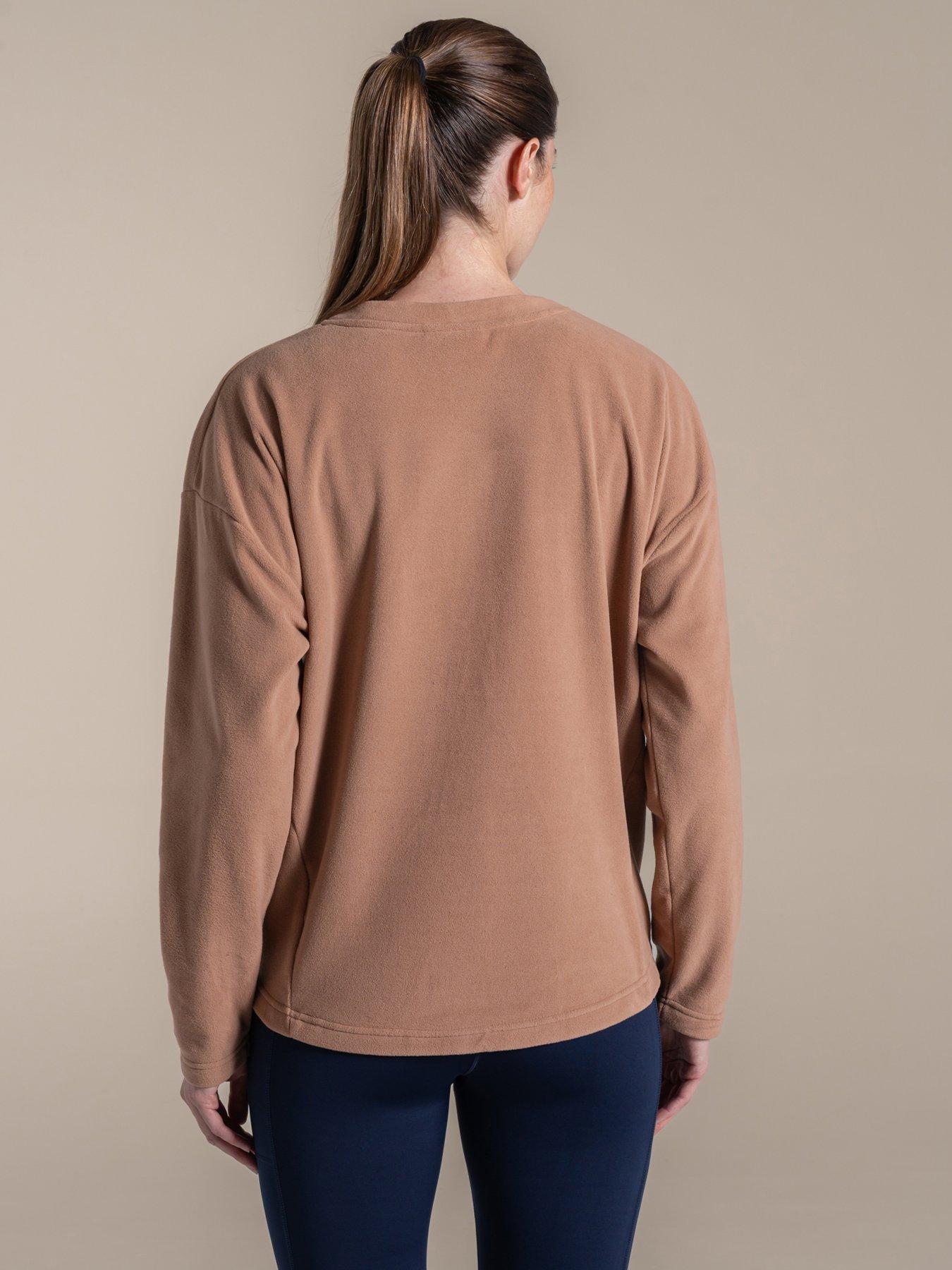 craghoppers-womens-miska-crew-neck-sweatshirt-fleece-brownstillFront