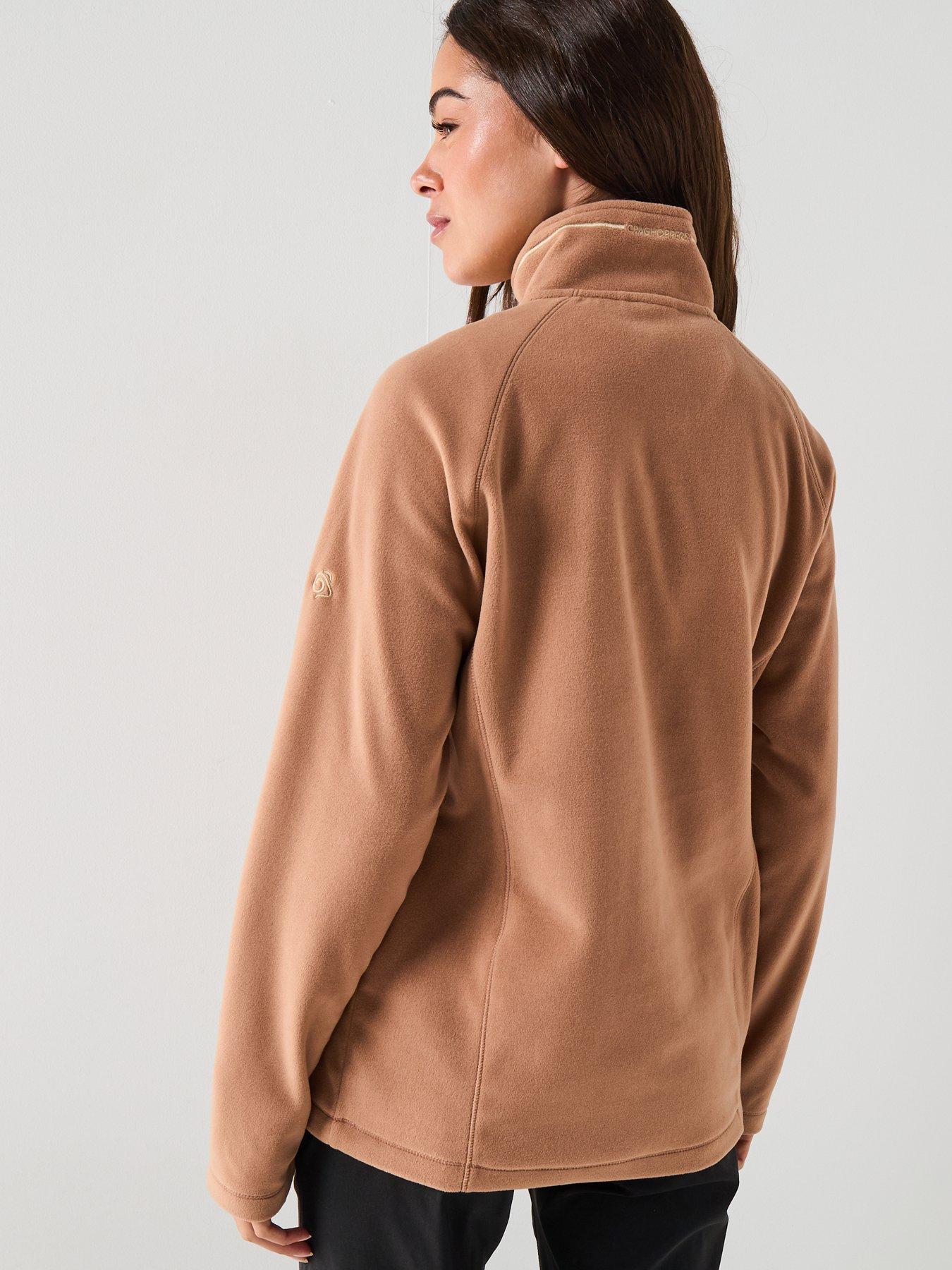 craghoppers-womens-miska-half-zip-fleece-brownstillFront