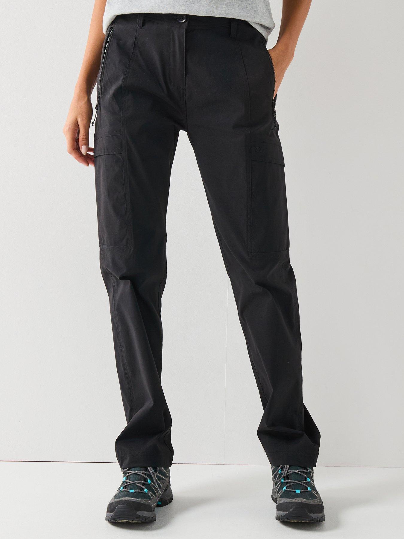 Craghoppers Womens Kiwi Pro Cargo Trousers - Black