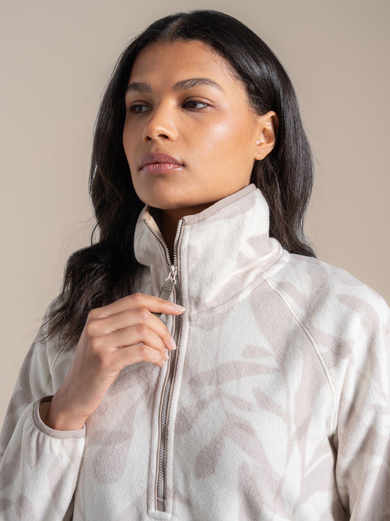 Craghoppers Womens National Trust Reedmace Half Zip Fleece - Beige