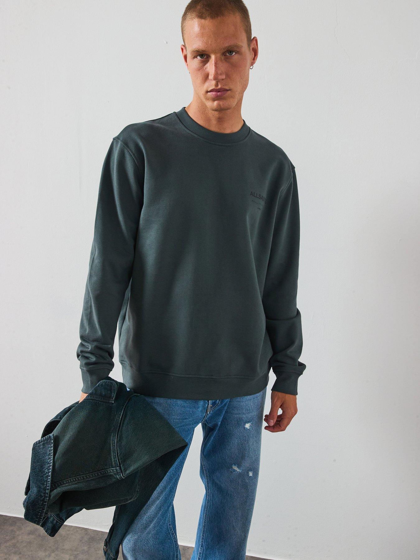 AllSaints All Saints Future Long Sleeve Crew Sweat - Dark Blue