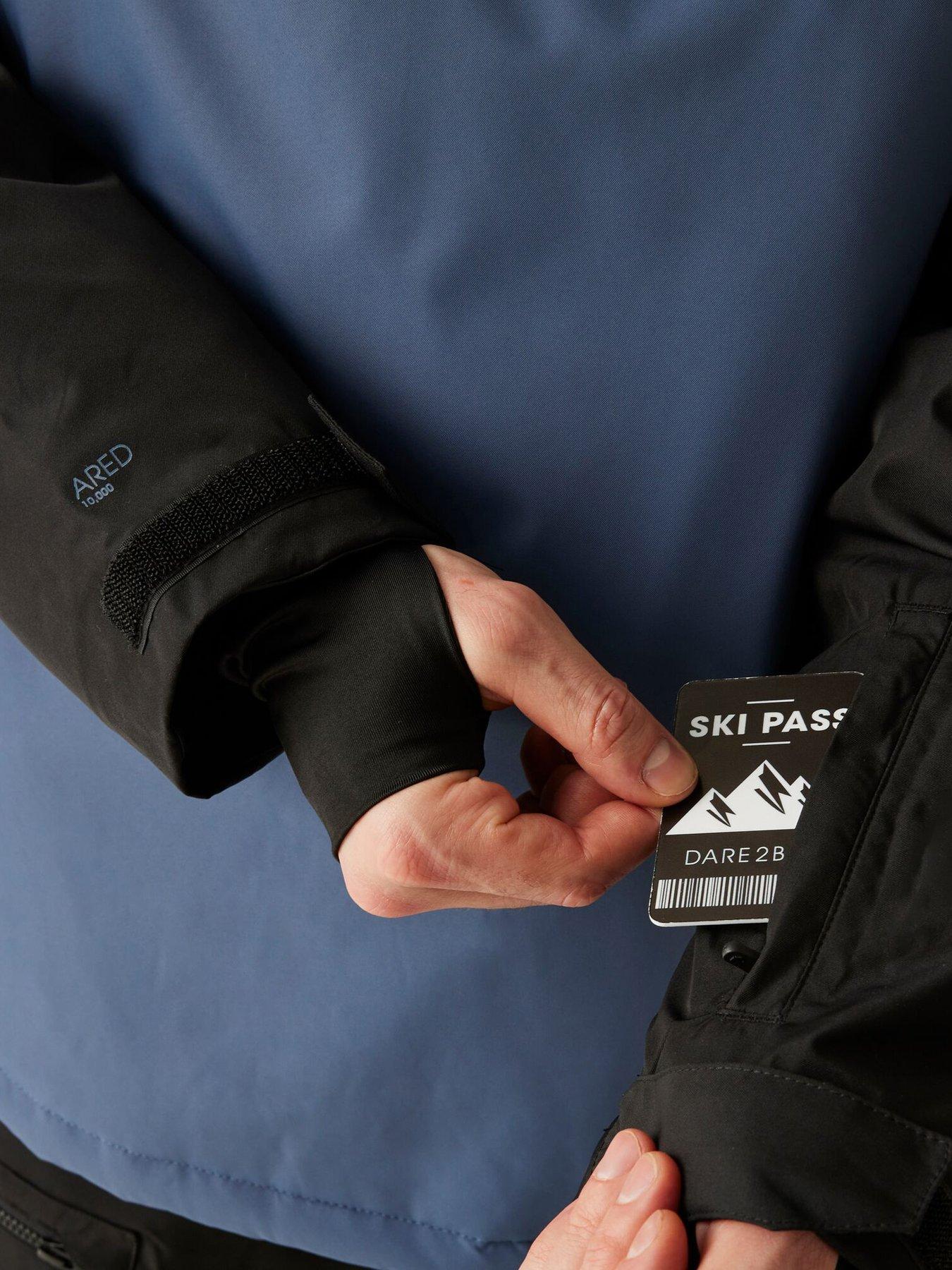 Image 6 of 6 of Dare 2b Mens Skiing Freeride Ii Jacket - Black