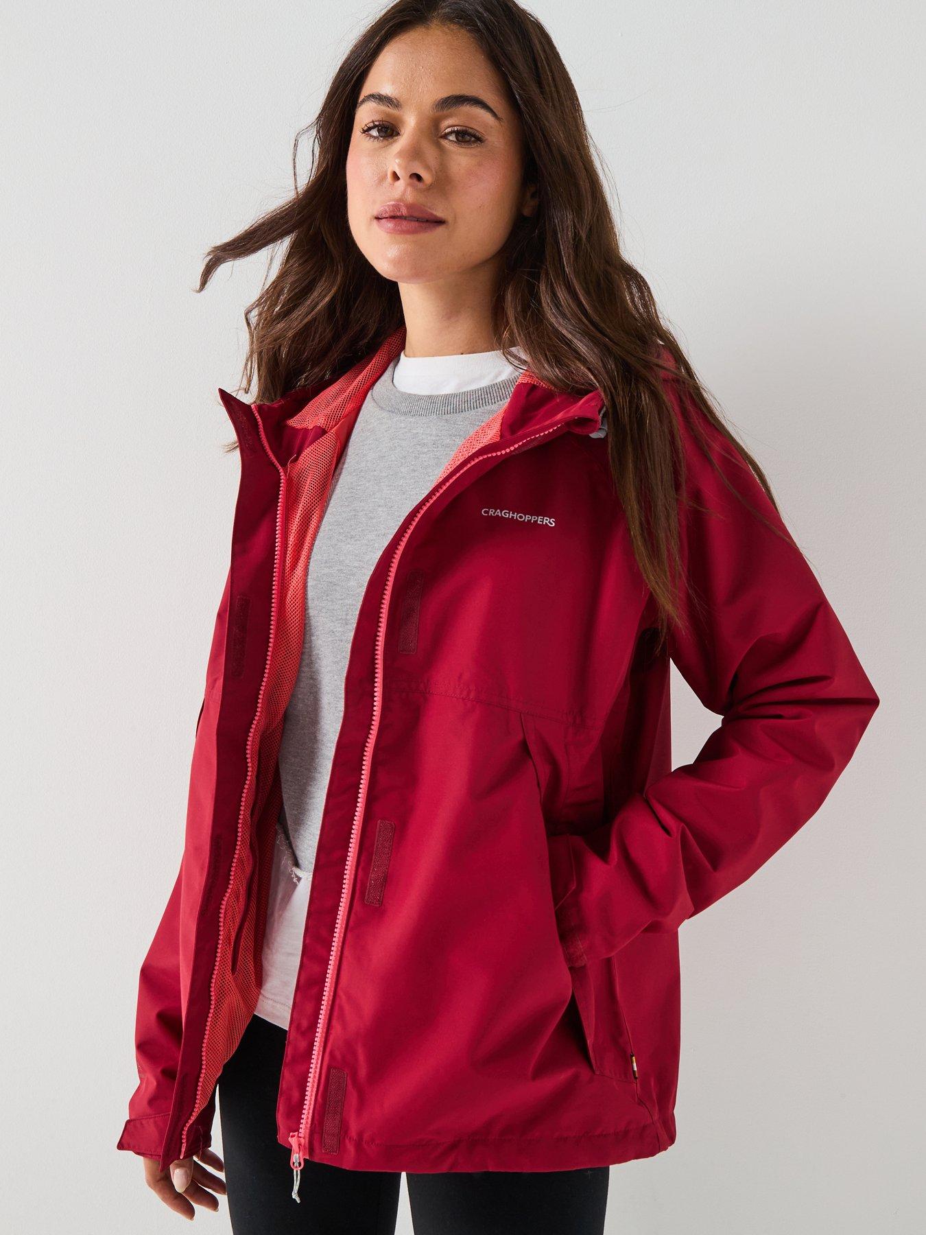 Craghoppers Womens Duke Of Edinburgh Ossus Waterproof Jacket - Red