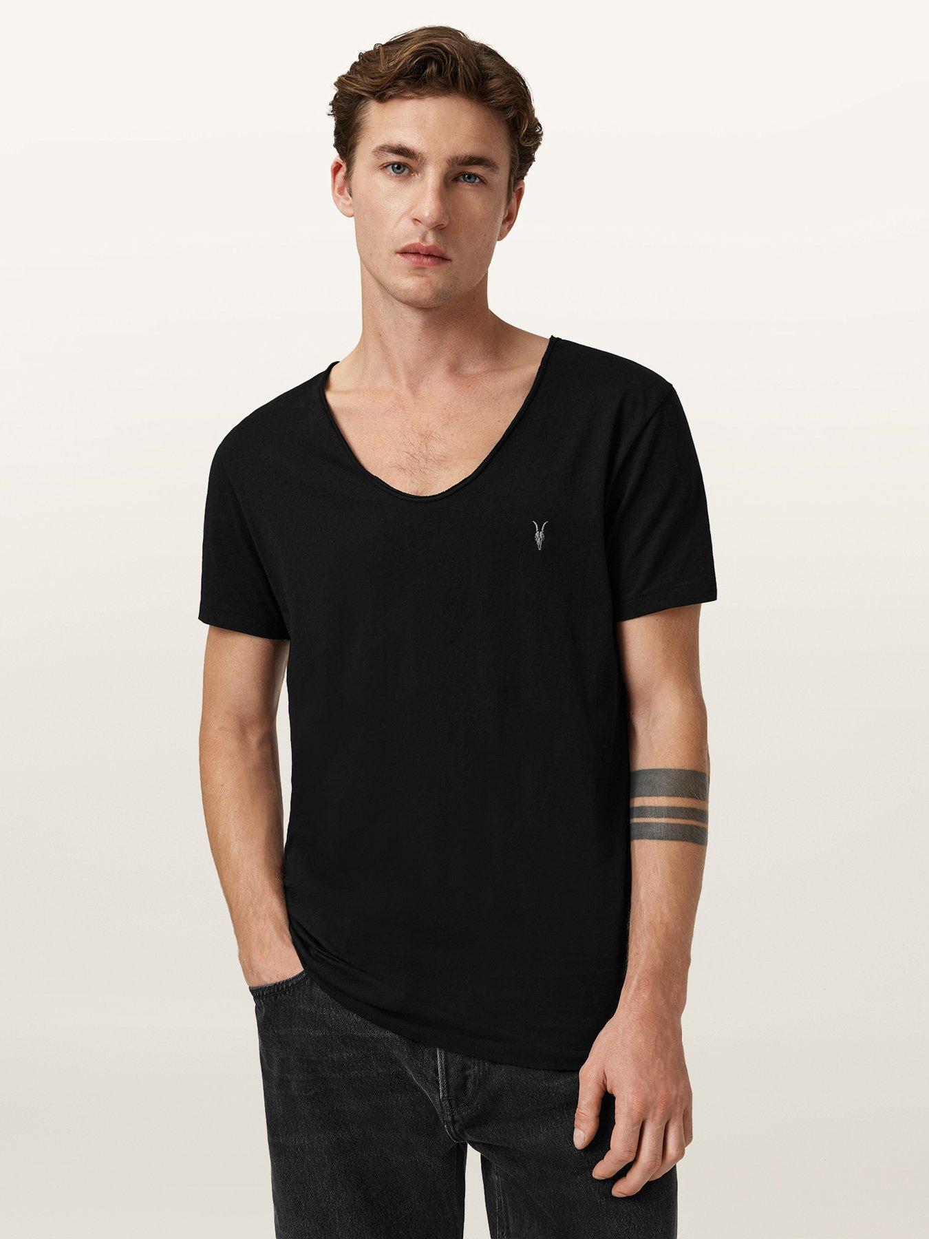 AllSaints All Saints Tonic Short Sleeve Crew Neck T-Shirt - Black