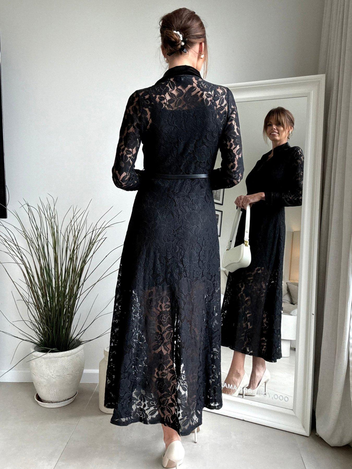 chinese dress ladies Daphn contrast-color knitted midi dress