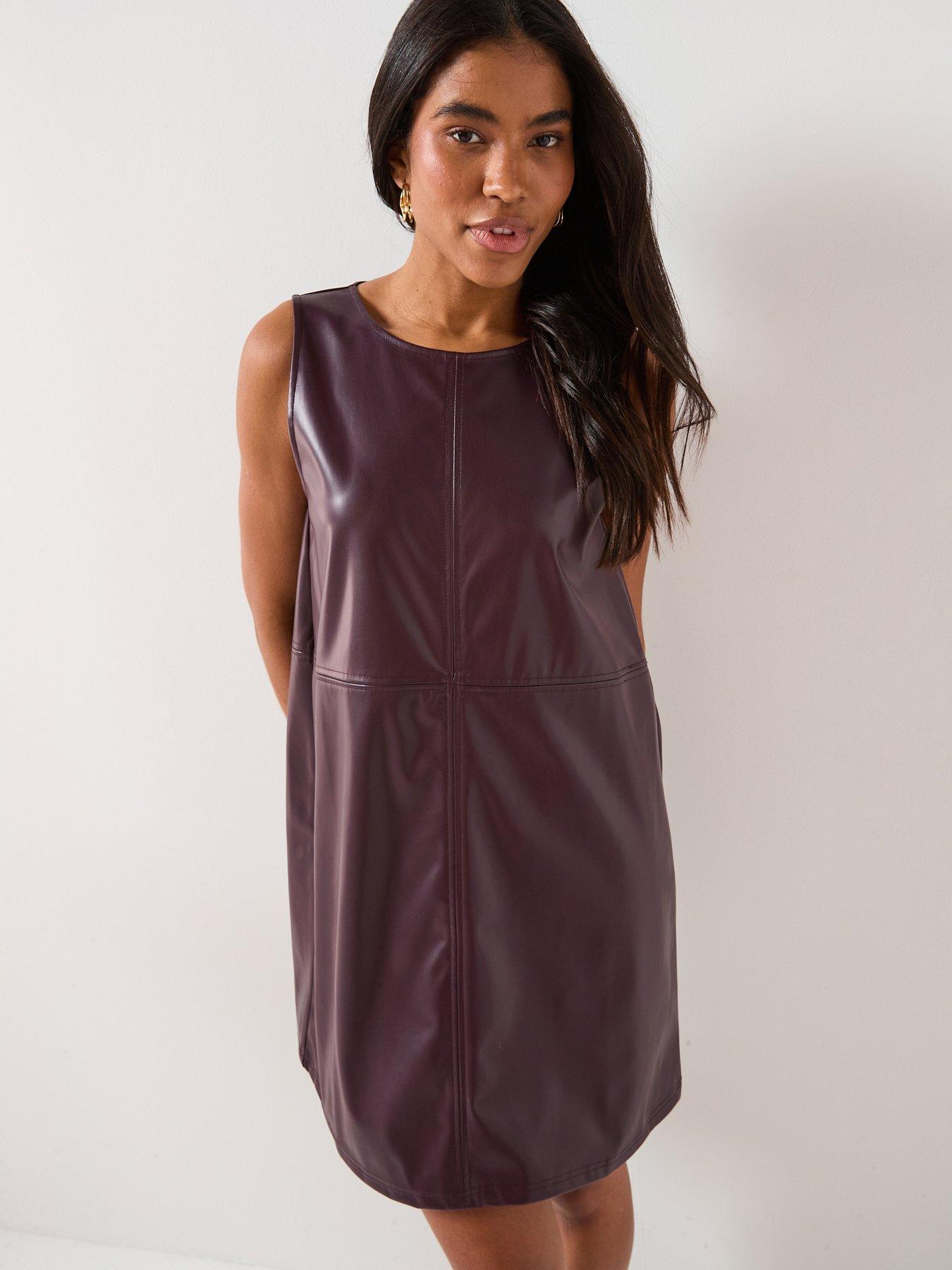 Vero Moda Luca Short Dress - Dark Red