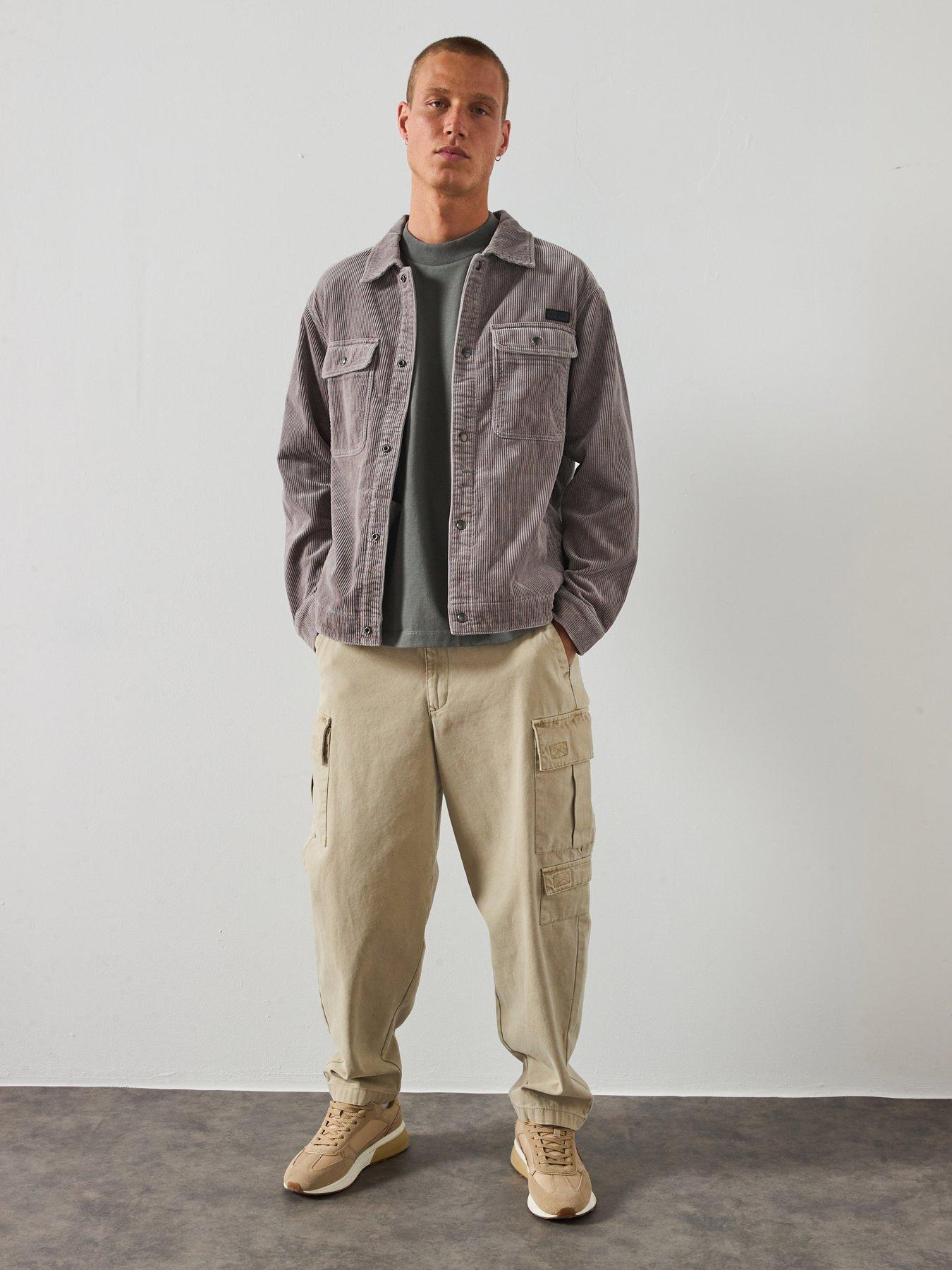Image 3 of 6 of AllSaints Castleford Denim Twill Overshirt - Grey