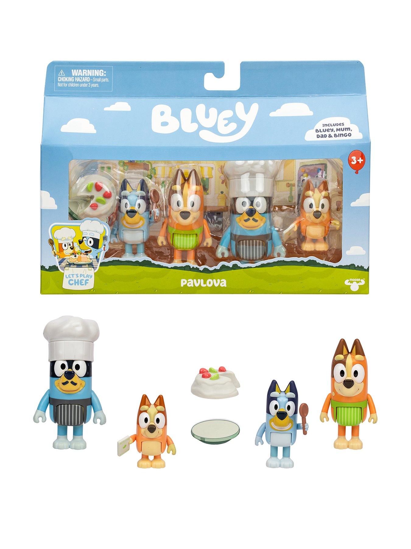 Bluey Lets Play Chef Bluey Pavlova 4 Figure Pack