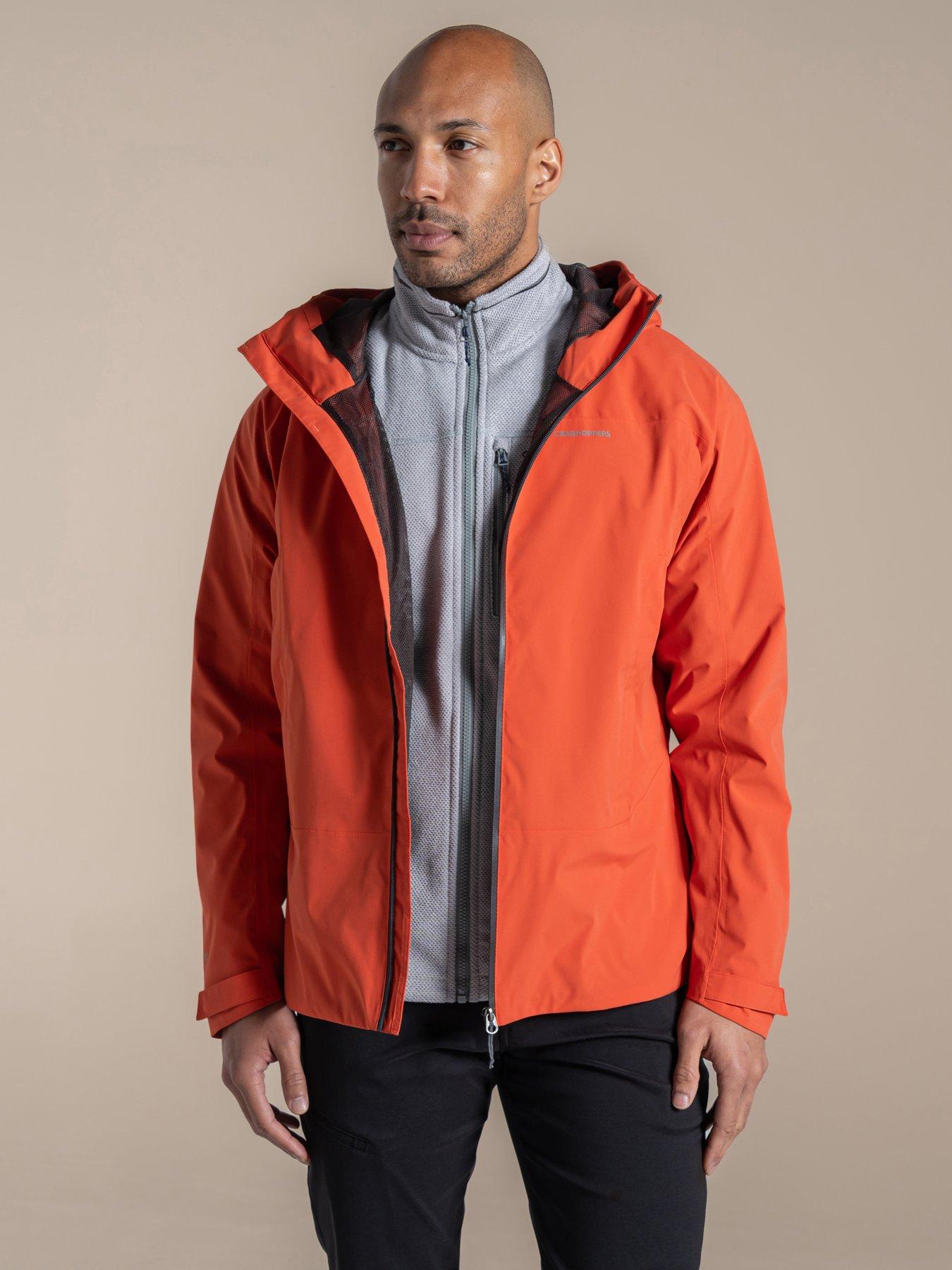 Craghoppers Mens Ponsa Waterproof Jacket - Orange
