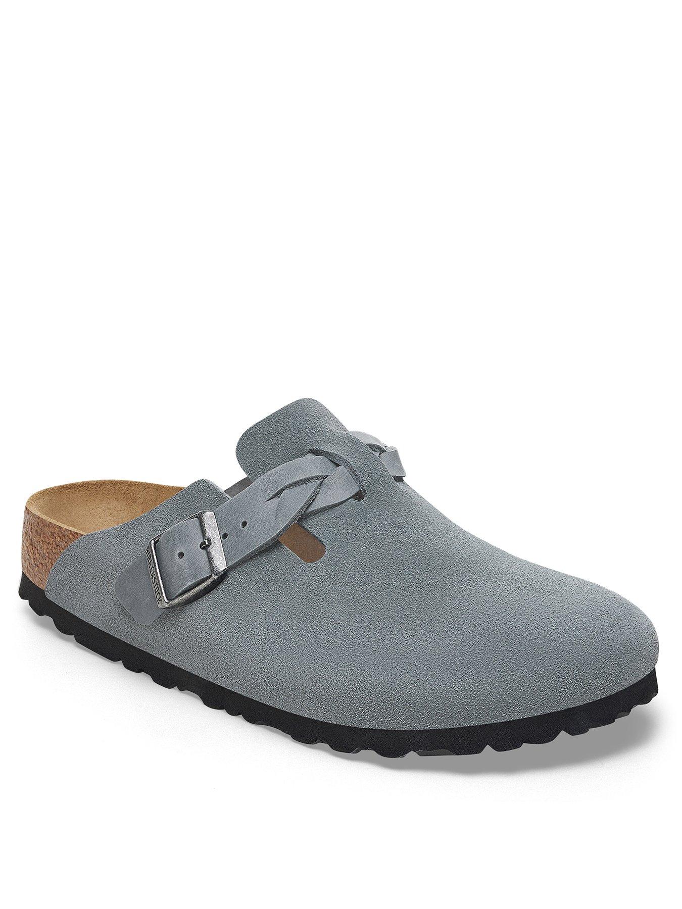 birkenstock-boston-braided-suede-clog-basalt-gray