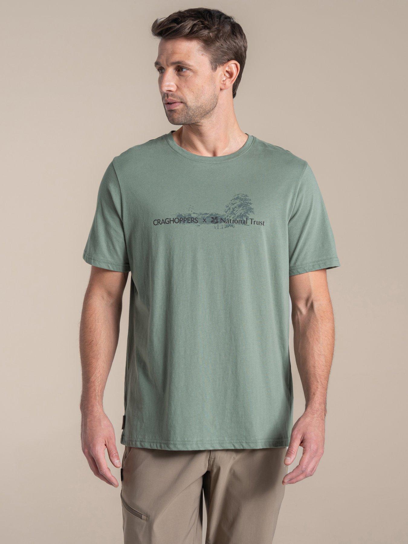 Craghoppers National Trust Sabden Short Sleeved T-Shirt - Green
