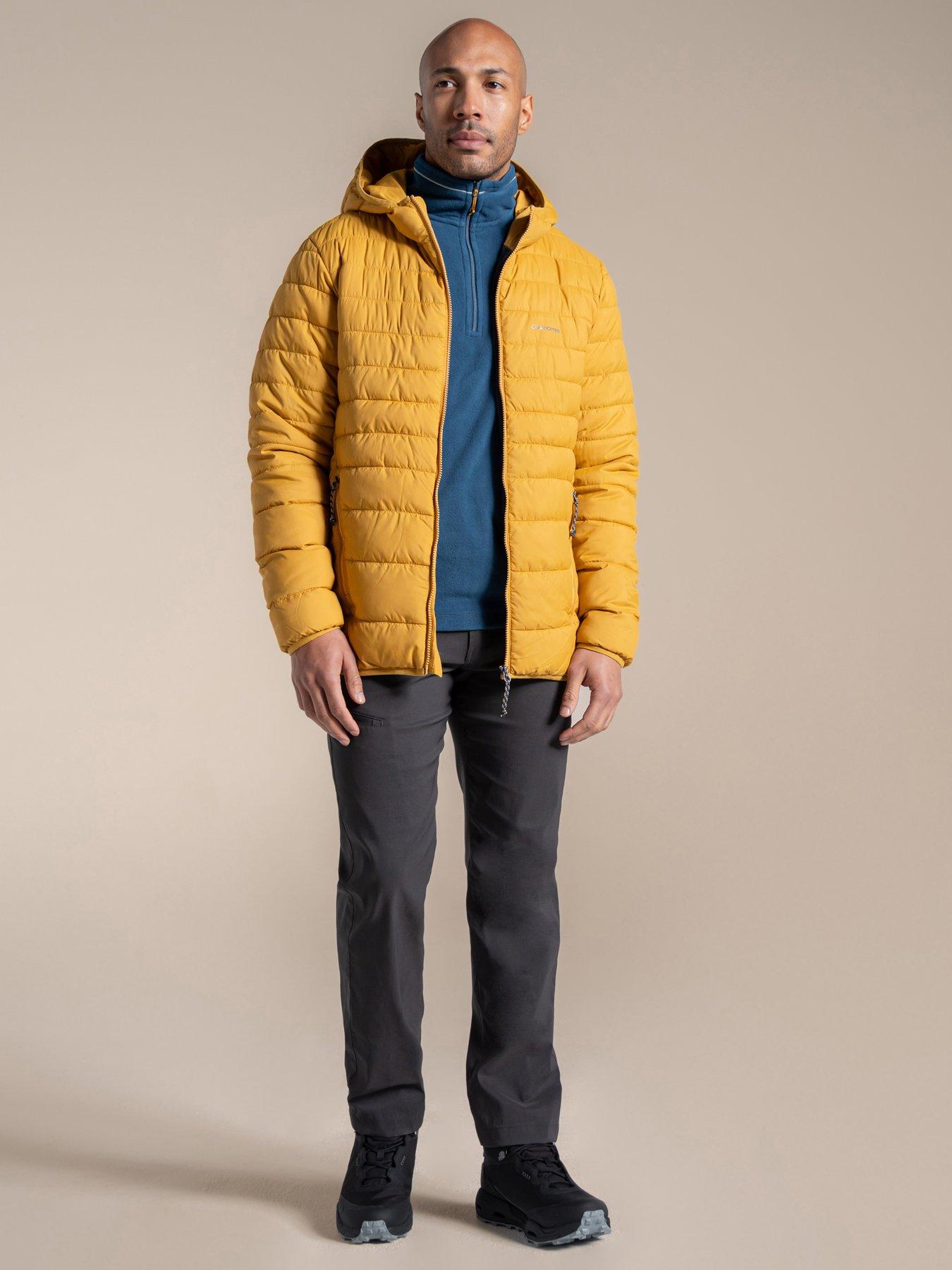 Image 3 of 6 of Craghoppers Mens Compresslite Hooded Insulated Packable Jacket - Yellow