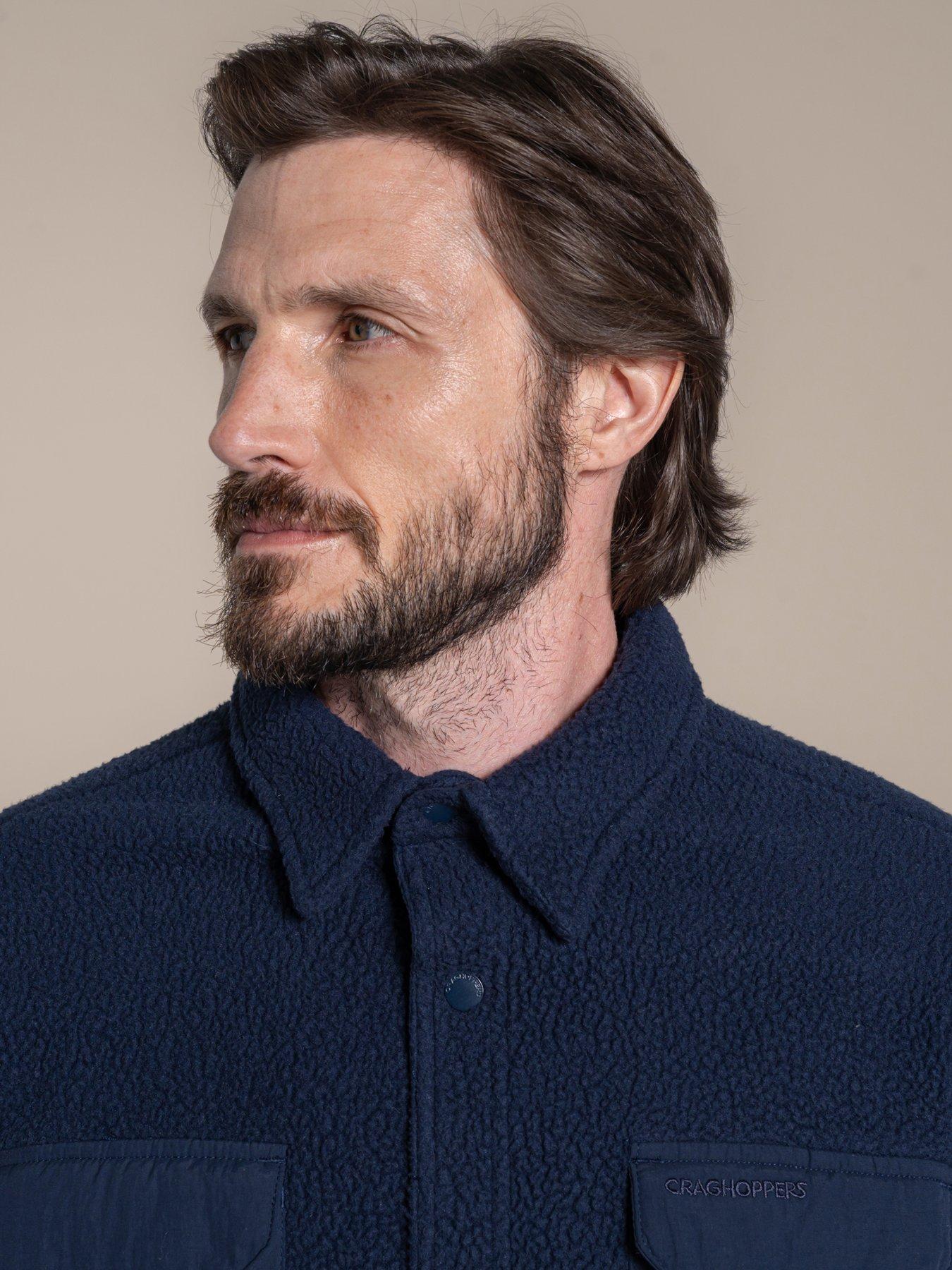 craghoppers-mens-blencathra-borg-fleece-overshirt-navyoutfit