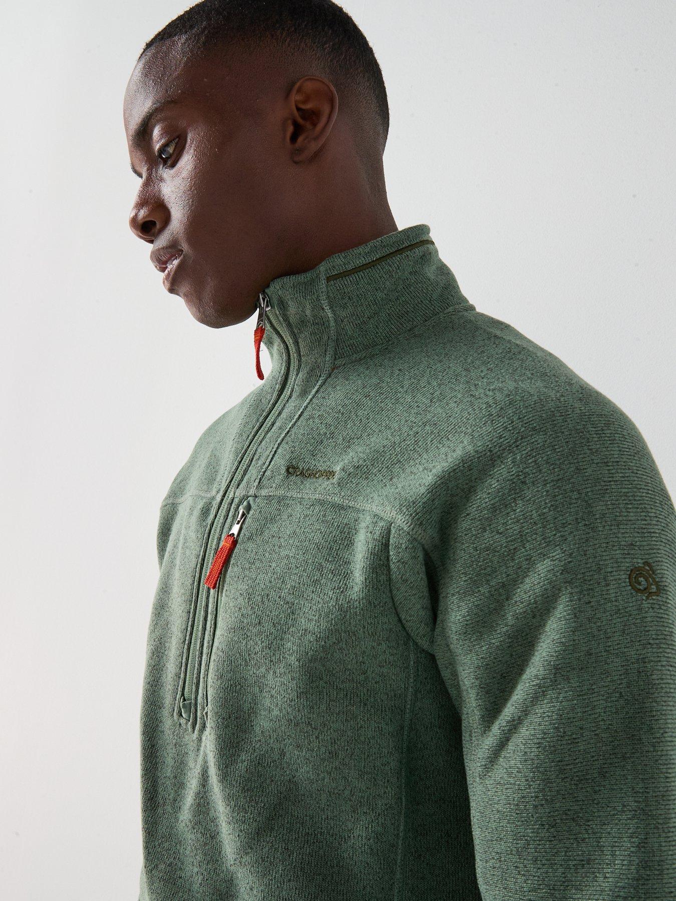 craghoppers-mens-torney-half-zip-fleece-greenoutfit