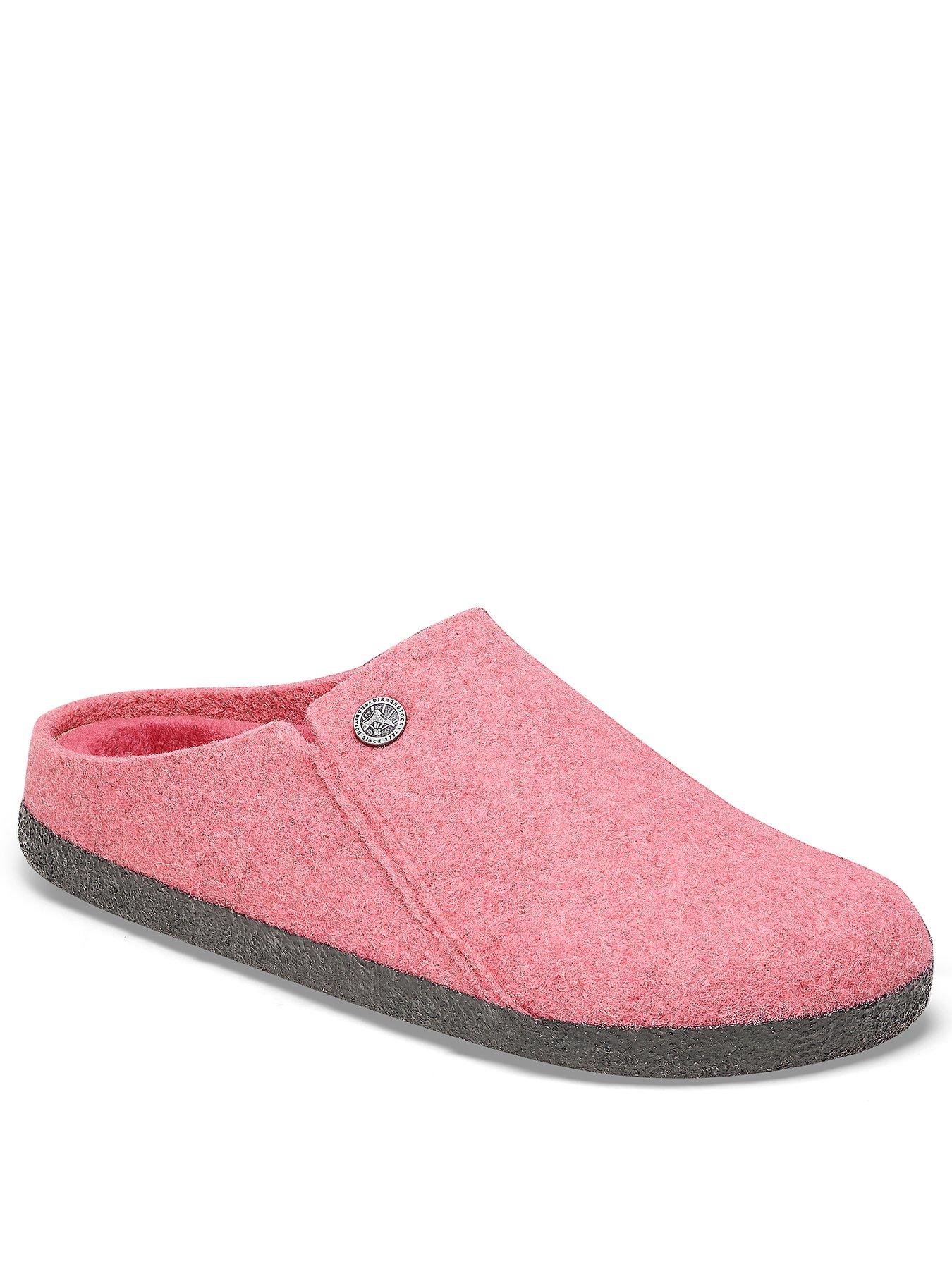 birkenstock-zermatt-rivet-split-shearling-felt-slipper-fuchsia-tulipstillFront