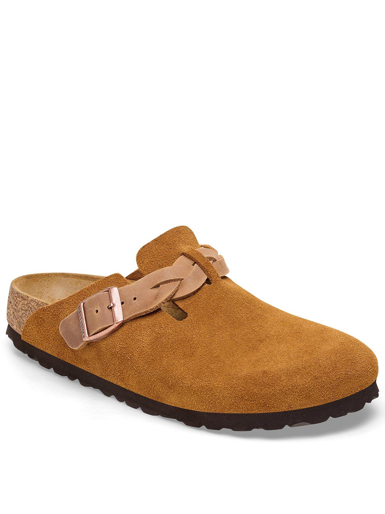 Birkenstock Boston Braided Suede Clog - Mink